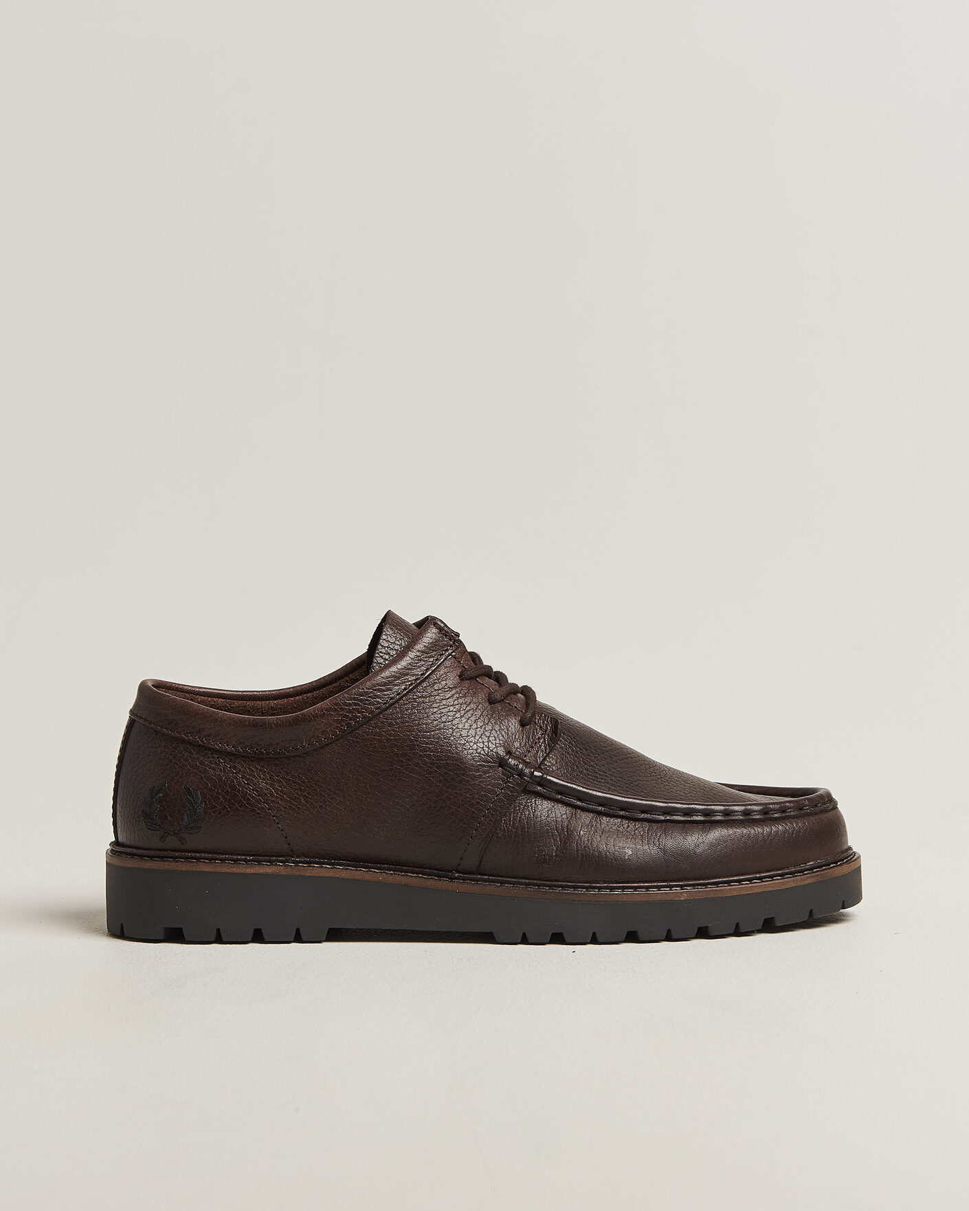 Heren | Derby schoenen | Fred Perry | Kenny Grained Leather Derby Rich Brown