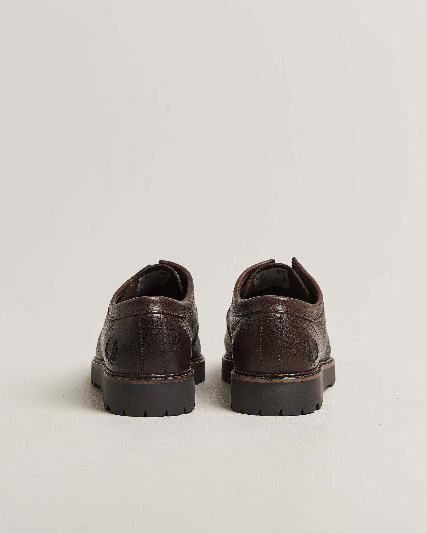 Heren | Derby schoenen | Fred Perry | Kenny Grained Leather Derby Rich Brown