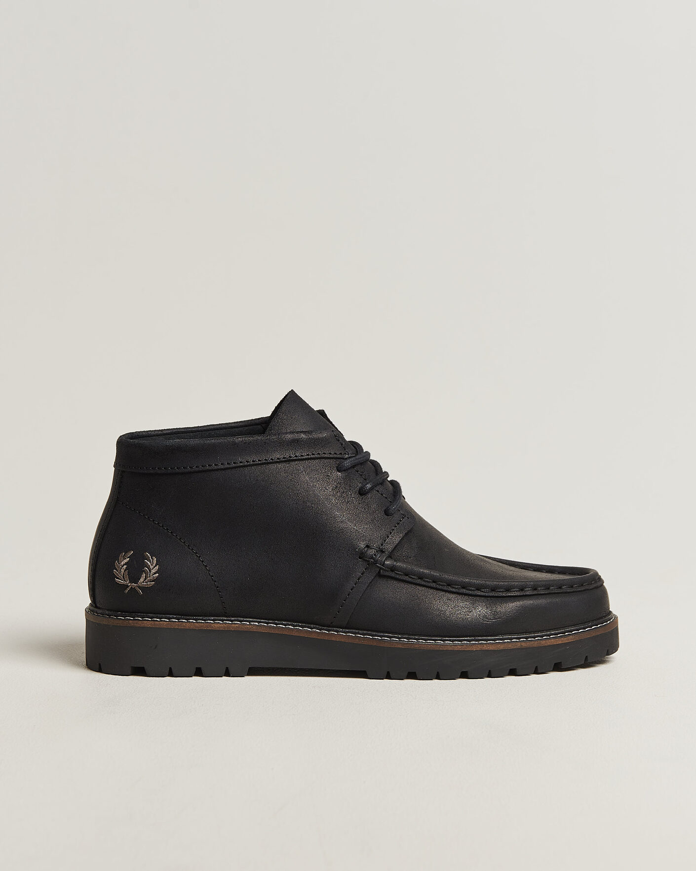 Heren | Laarzen | Fred Perry | Kenney Waxed Suede Chukka Boot Black