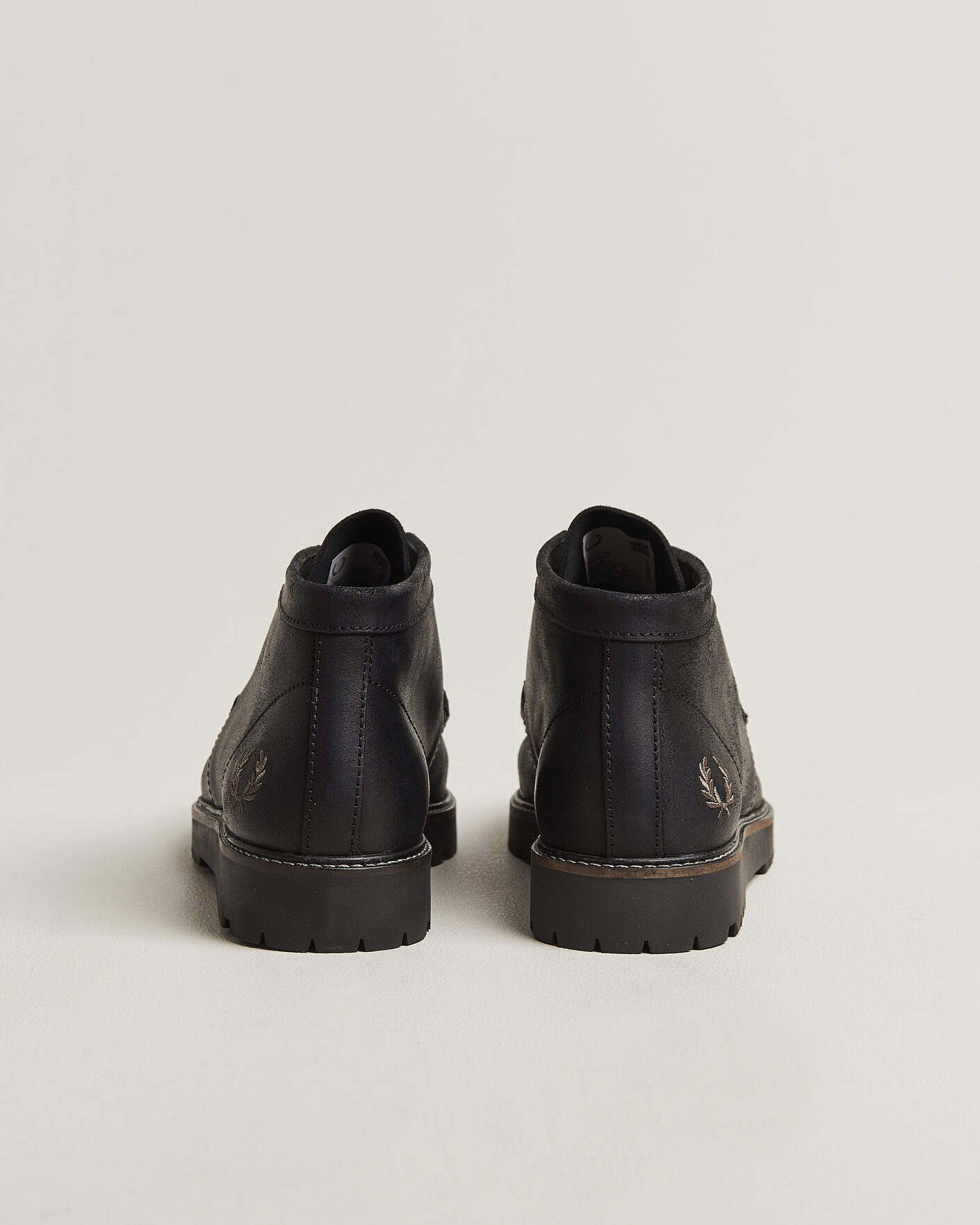 Heren | Laarzen | Fred Perry | Kenney Waxed Suede Chukka Boot Black