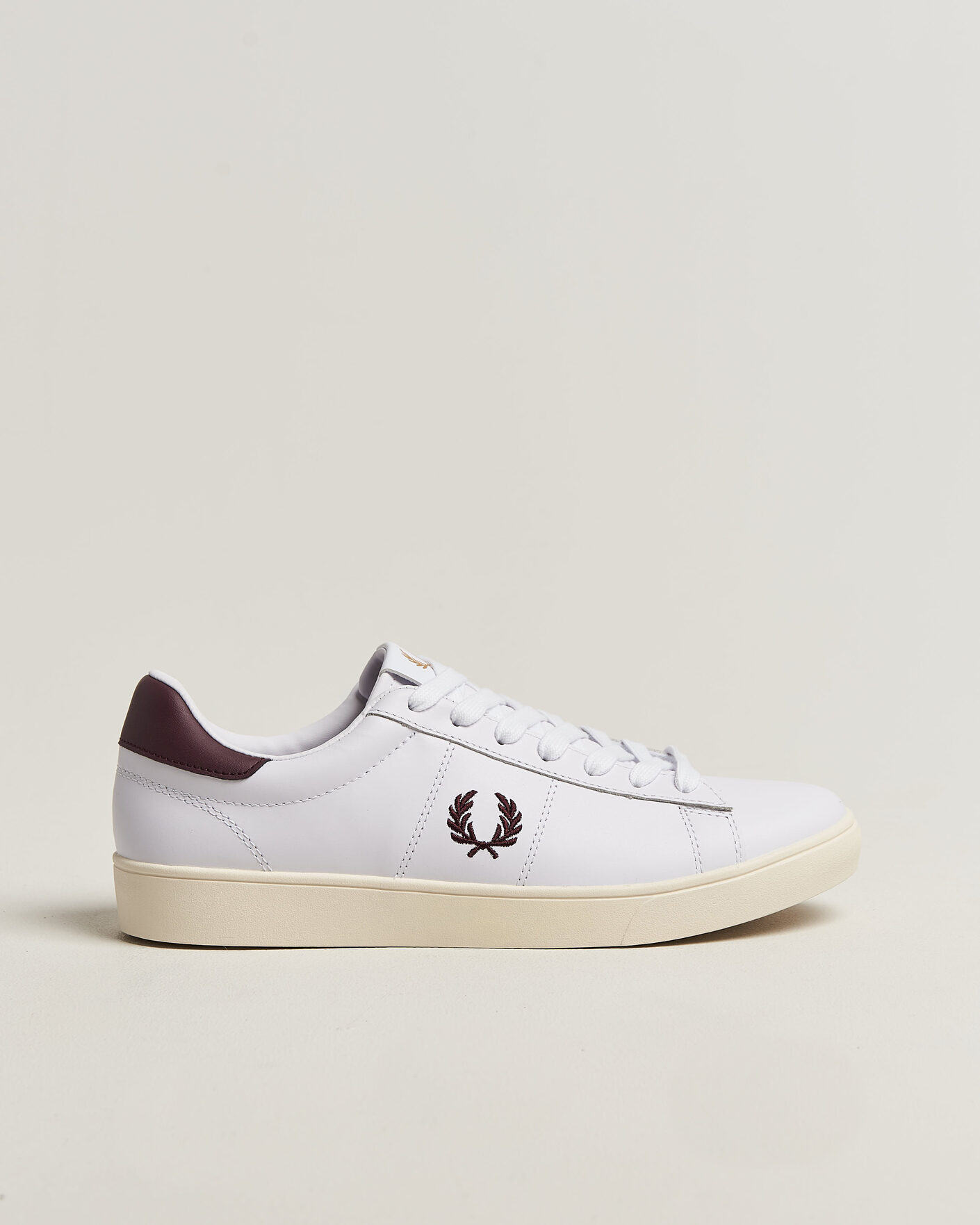 Heren | Sneakers | Fred Perry | Spencer Leather Sneaker White