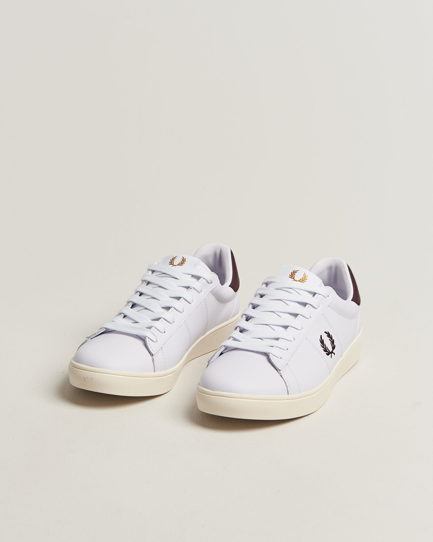 Heren | Sneakers | Fred Perry | Spencer Leather Sneaker White