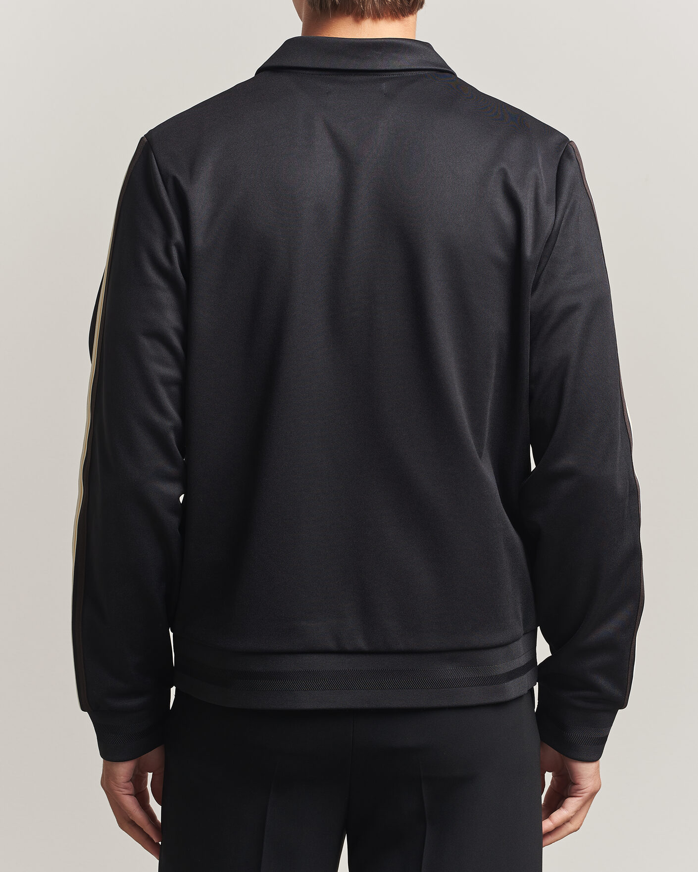 Heren | Truien | Fred Perry | Tipped Taped Track Jacket Black