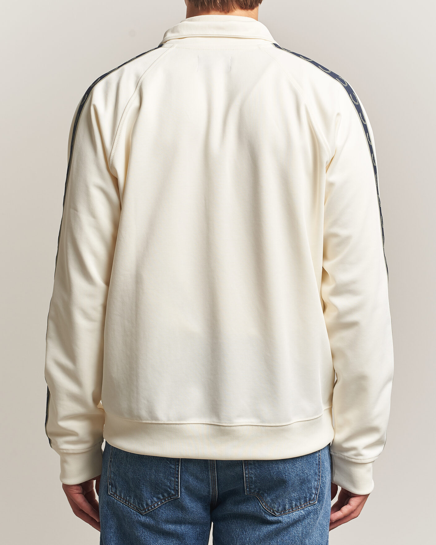 Heren | Truien | Fred Perry | Taped Track Jacket Ecru