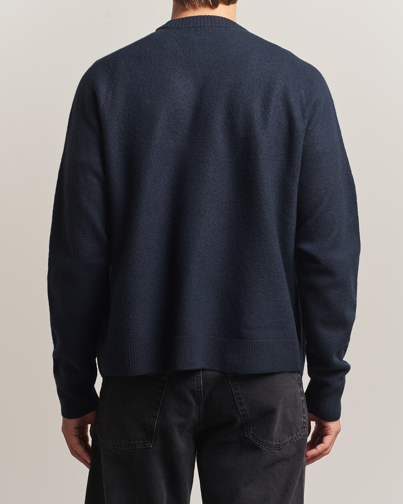 Heren | Truien | Fred Perry | Wool Saddle Sleeve Cardigan Navy