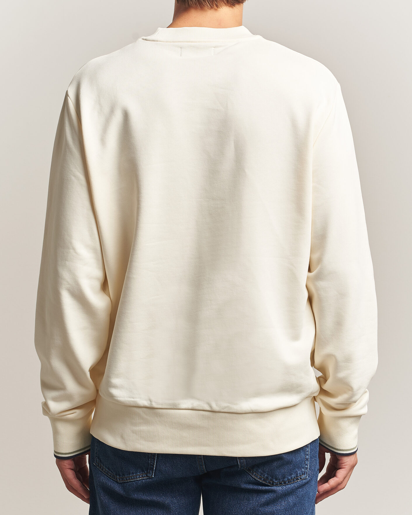 Heren | Truien | Fred Perry | Crew Neck Sweatshirt Ecru