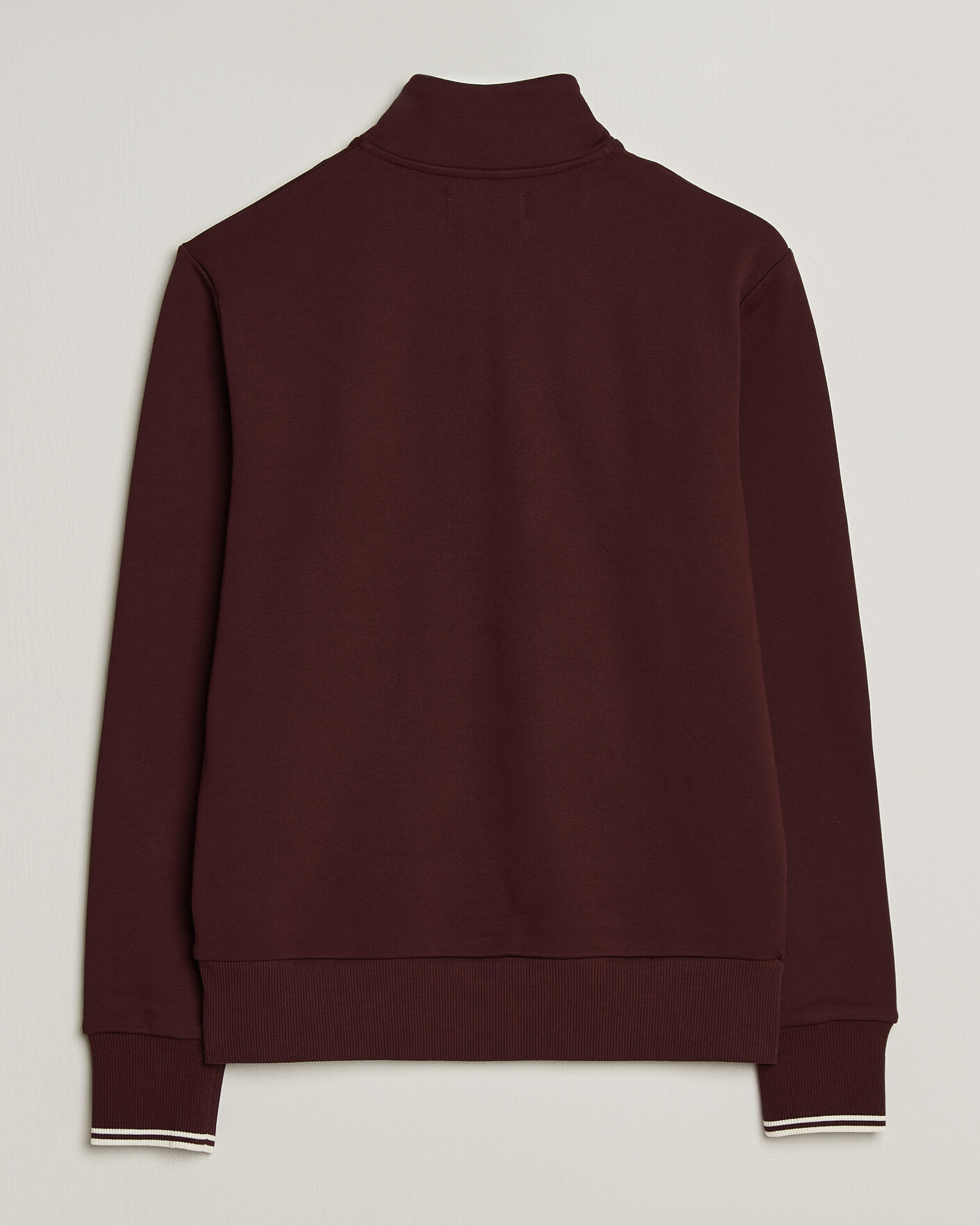 Heren | Truien | Fred Perry | Half Zip Sweatshirt Oxblood