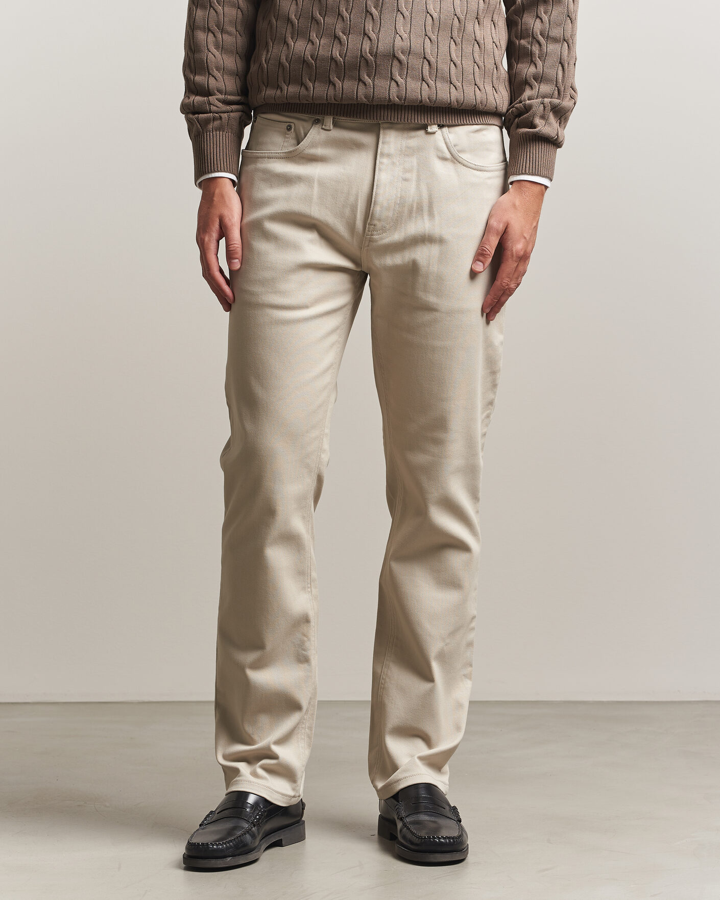 Heren | Broeken | Gant | Regular Fit Soft Twill 5-Pocket Pants Clay Beige