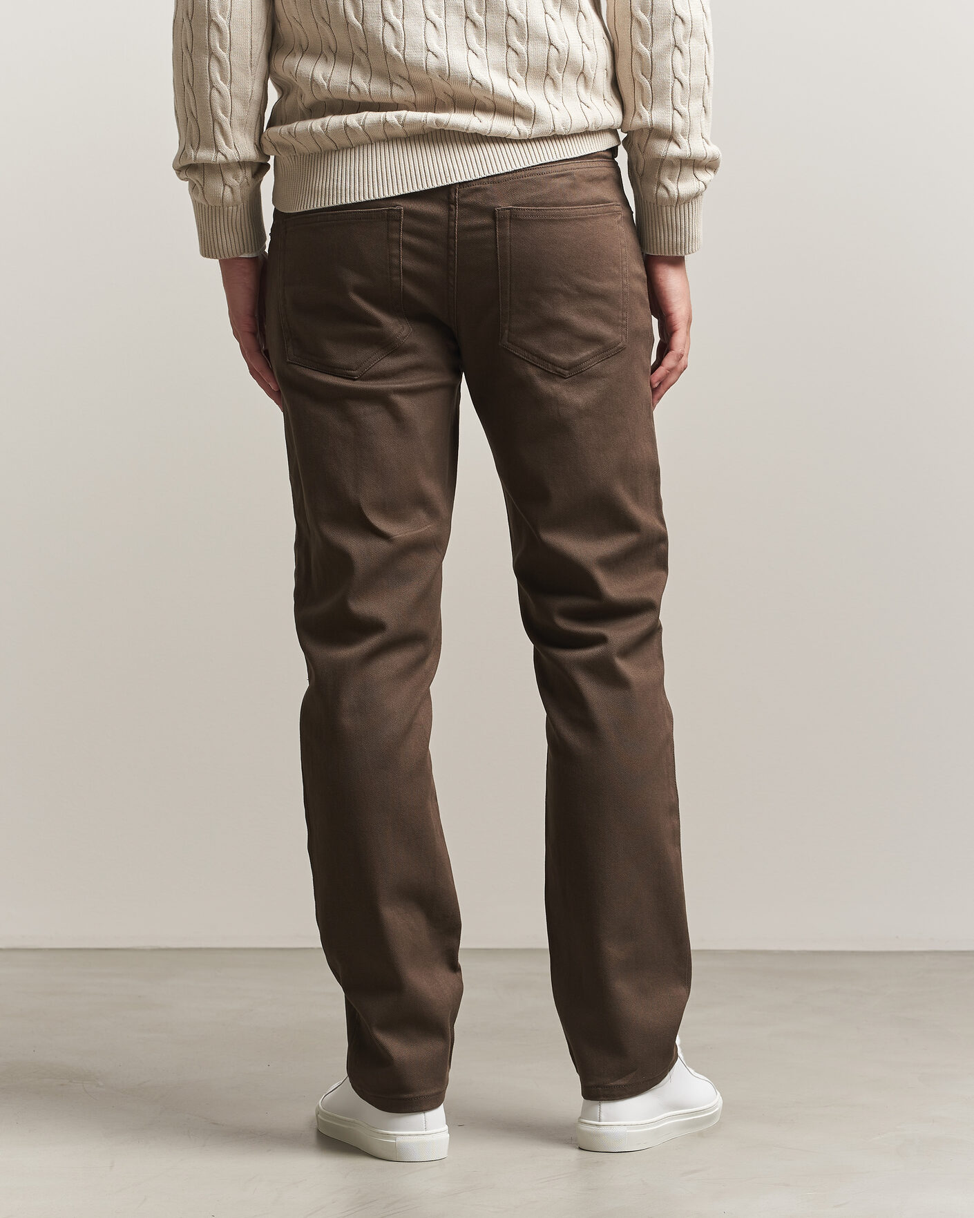 Heren | Broeken | Gant | Regular Fit Soft Twill 5-Pocket Pants Shadow Brown