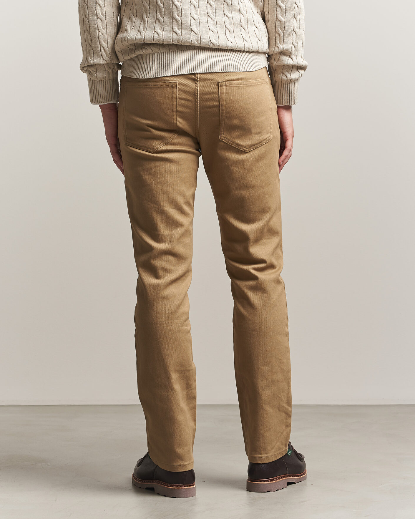 Heren | Broeken | Gant | Regular Fit Soft Twill 5-Pocket Pants Light Taupe