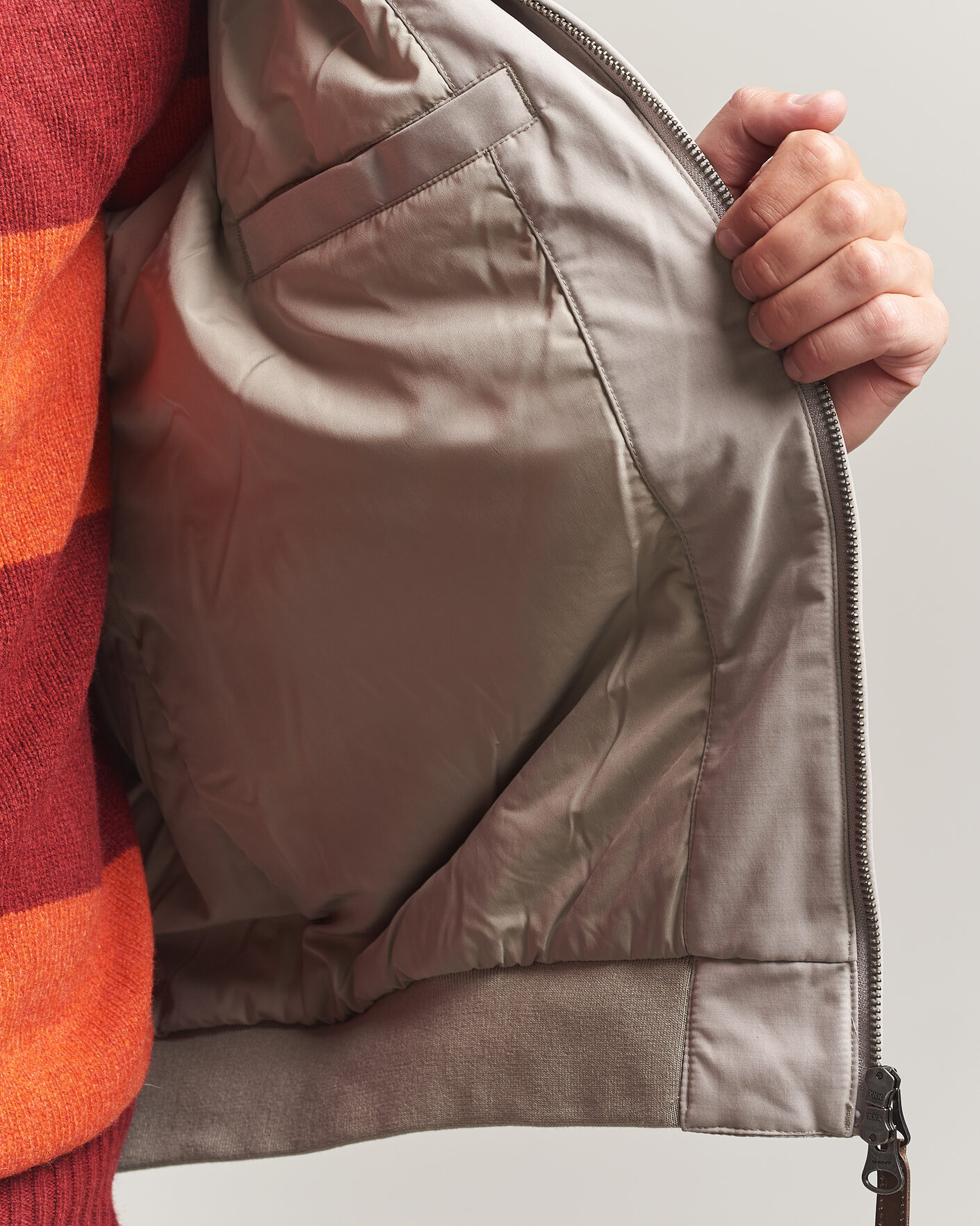 Heren | Jassen | Gant | Hampshire Jacket Mist Taupe