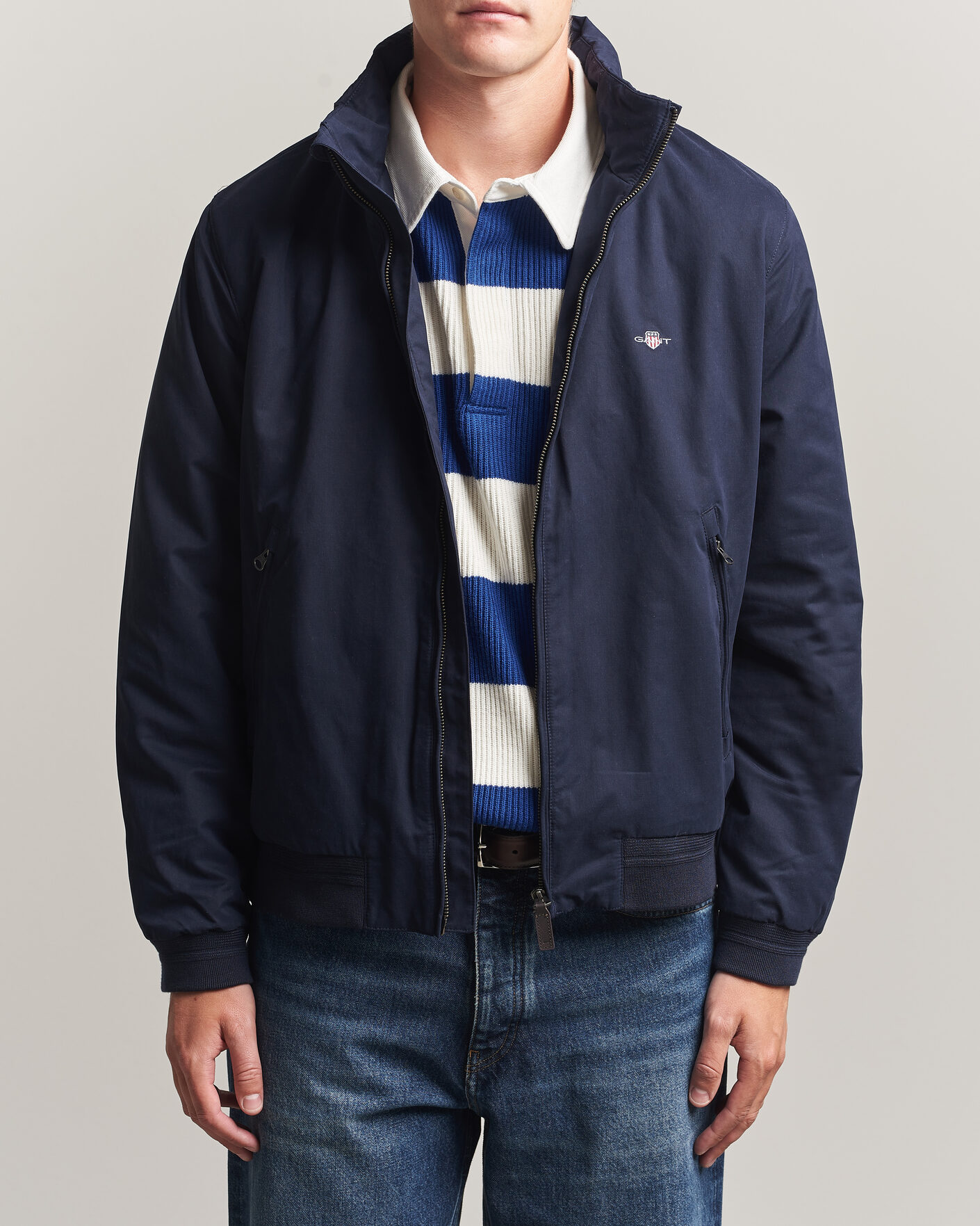 Heren | Jassen | Gant | Hampshire Jacket Evening Blue