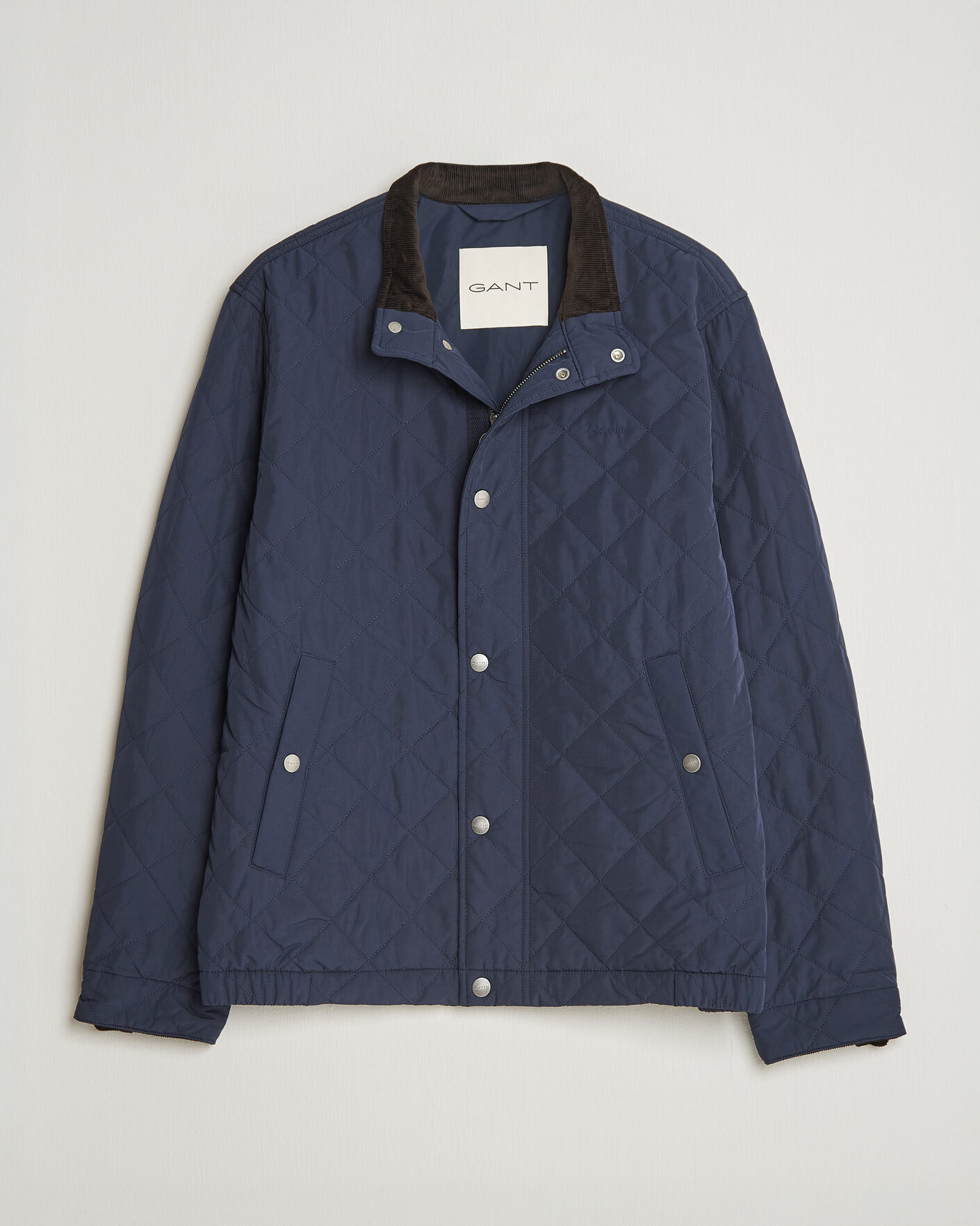 Heren | Jassen | Gant | Classic Quilted Jacket Evening Blue