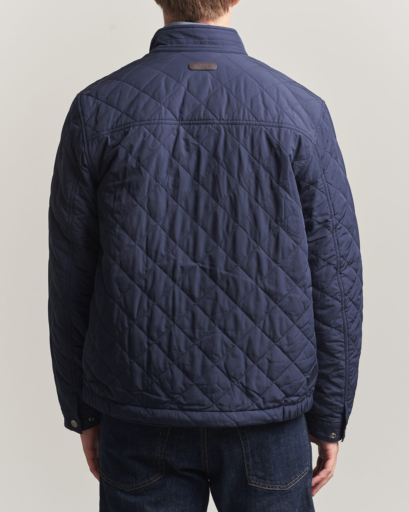 Heren | Jassen | Gant | Classic Quilted Jacket Evening Blue