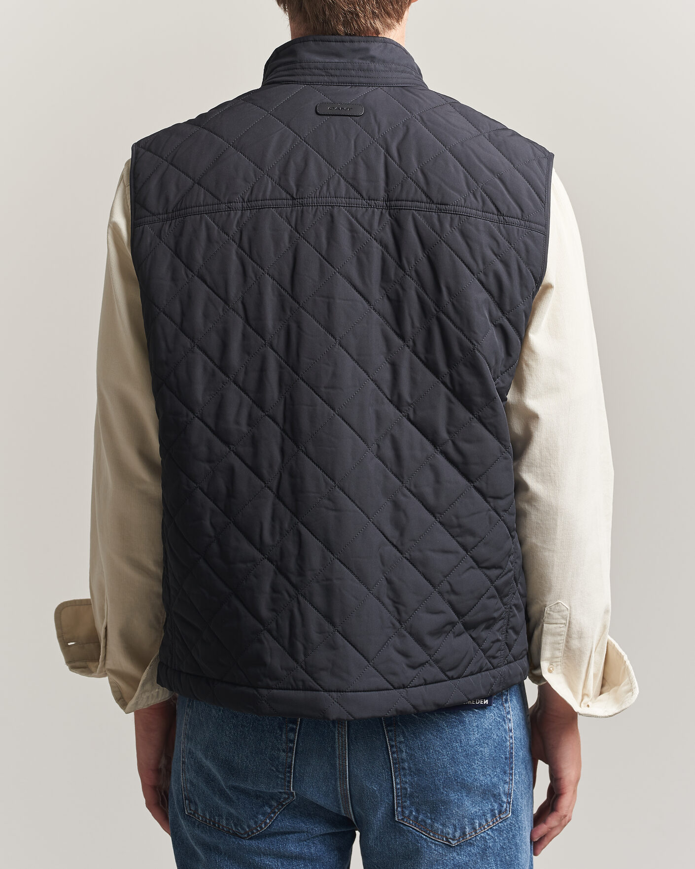 Heren | Gilets | Gant | Classic Quilted Vest Black
