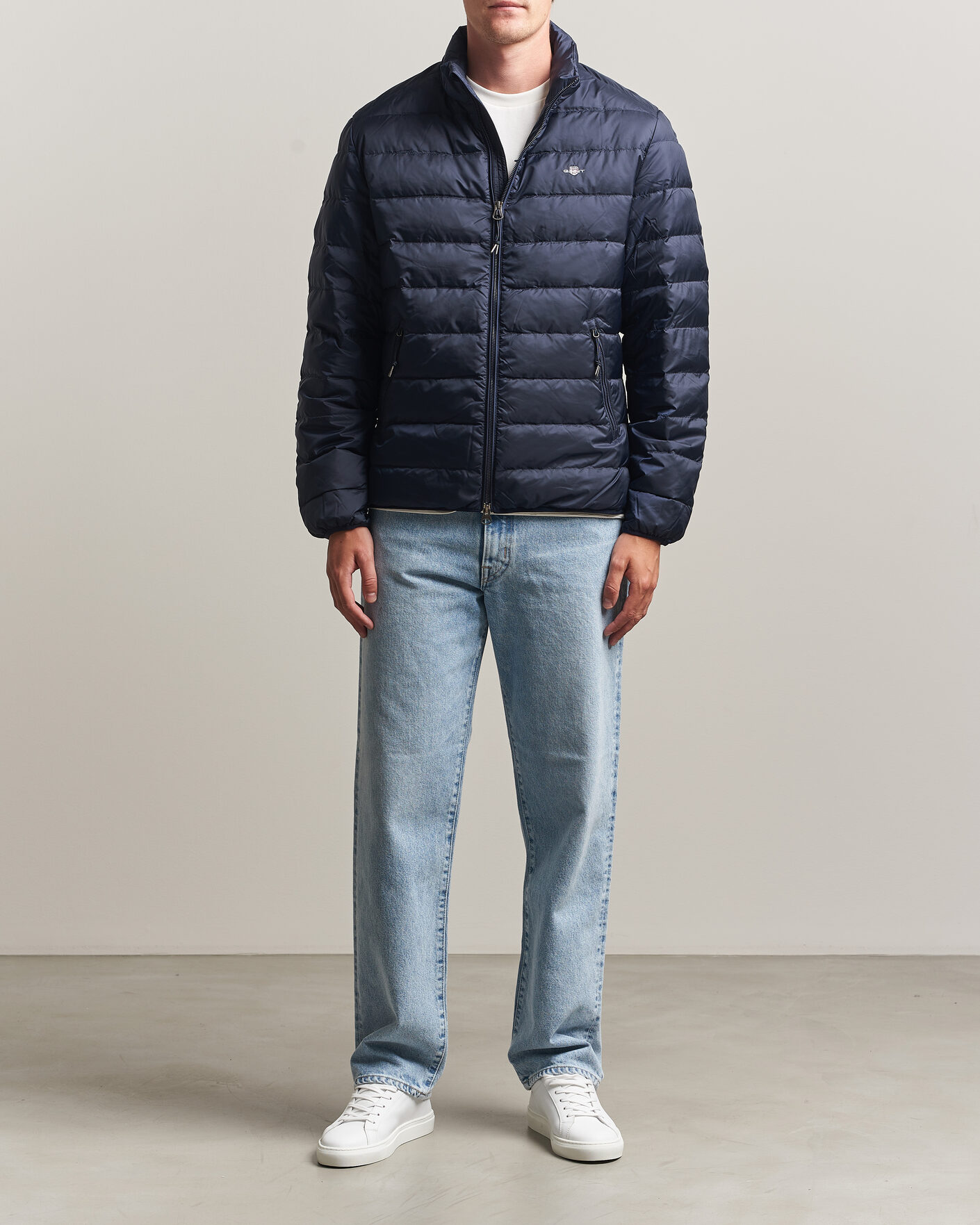 Heren | Jassen | Gant | Light Down Jacket Evening Blue