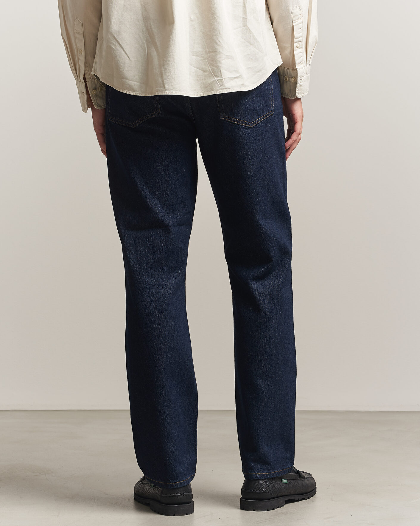 Heren | Jeans | Gant | Straight Fit Jeans Dark Blue
