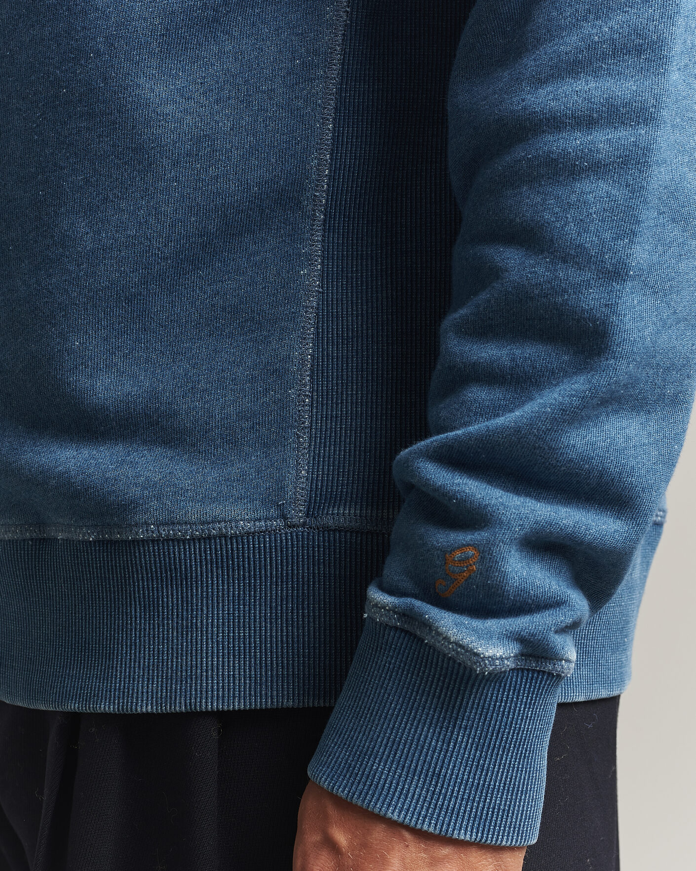 Heren | Truien | Gant | Vintage Crew Neck Sweatshirt Indigo