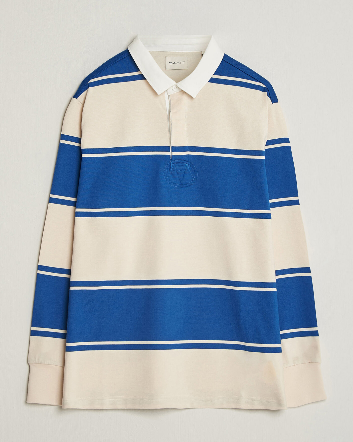 Heren | Truien | Gant | Striped Rugger Nautical Blue