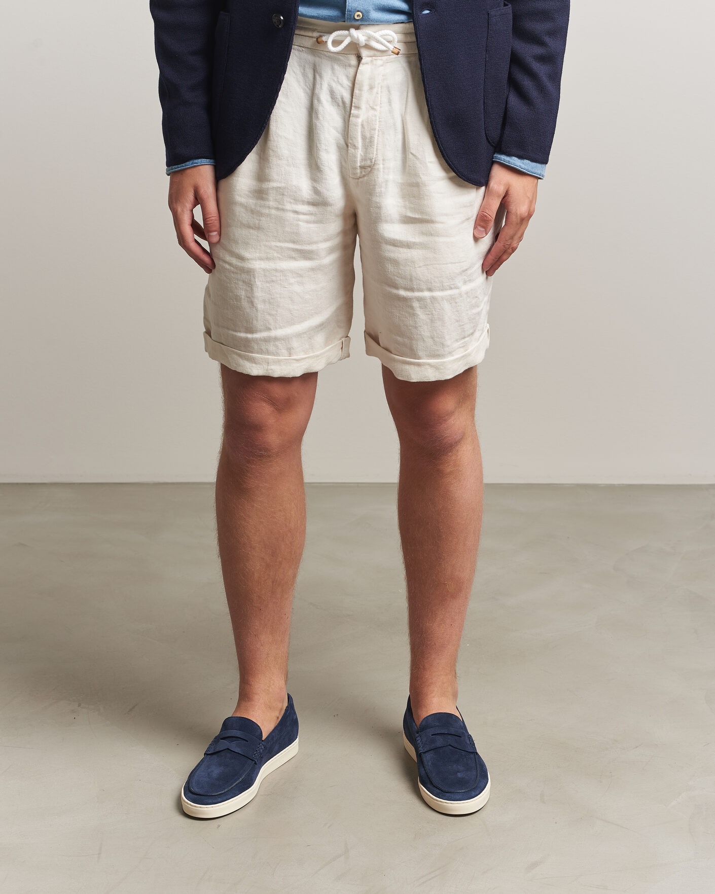 Heren | Brunello Cucinelli Penny Loafers Midnight Blue | Brunello Cucinelli | Penny Loafers Midnight Blue