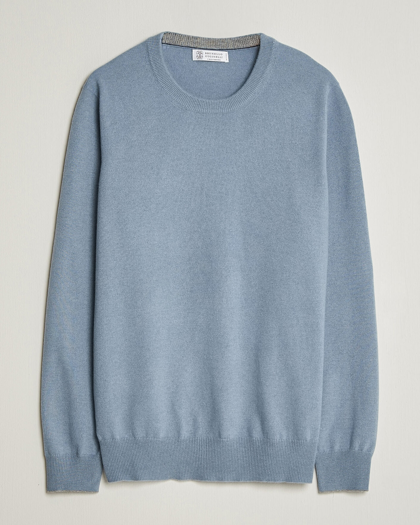 Heren | Truien | Brunello Cucinelli | 2 Ply Cashmere Pullover Denim Blue