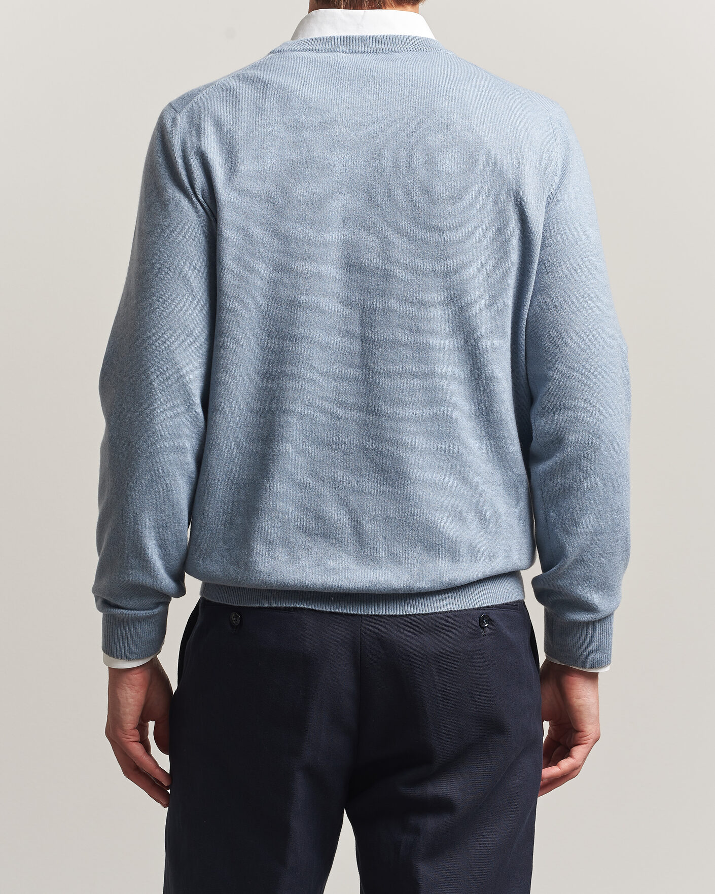 Heren | Truien | Brunello Cucinelli | 2 Ply Cashmere Pullover Denim Blue