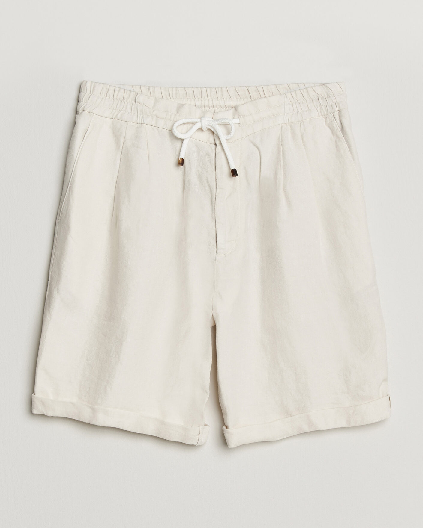 Heren | Korte broek | Brunello Cucinelli | Drawstring Shorts Off White