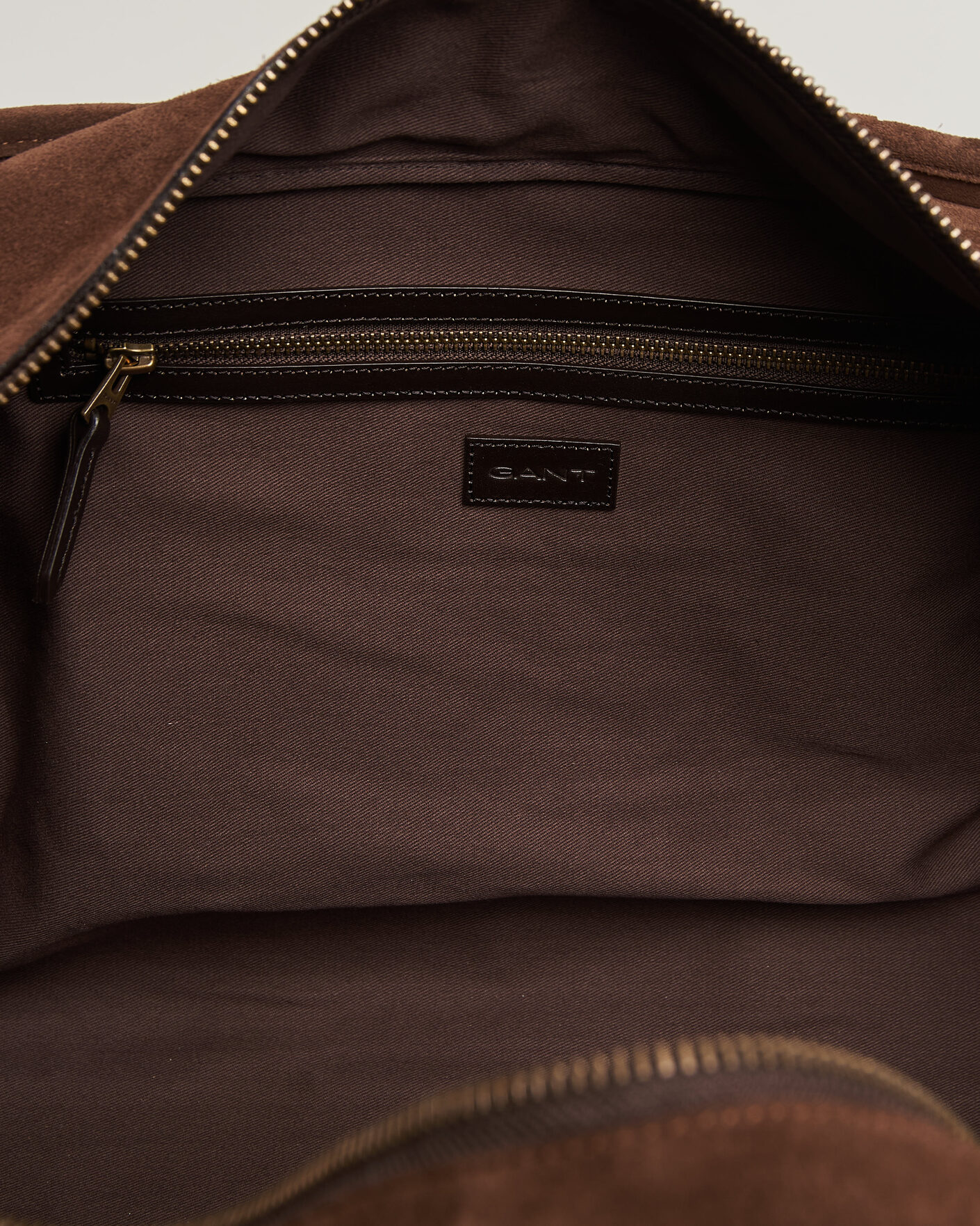 Heren | Tassen | Gant | Suede Duffle Bag Soil Brown