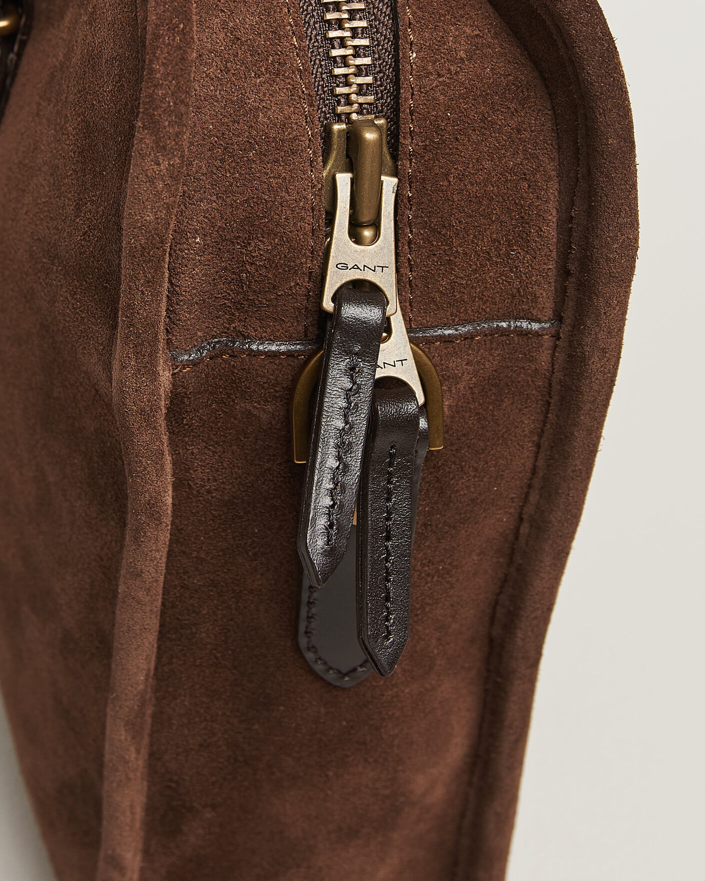 Heren | Tassen | Gant | Suede Commuter Bag Soil Brown