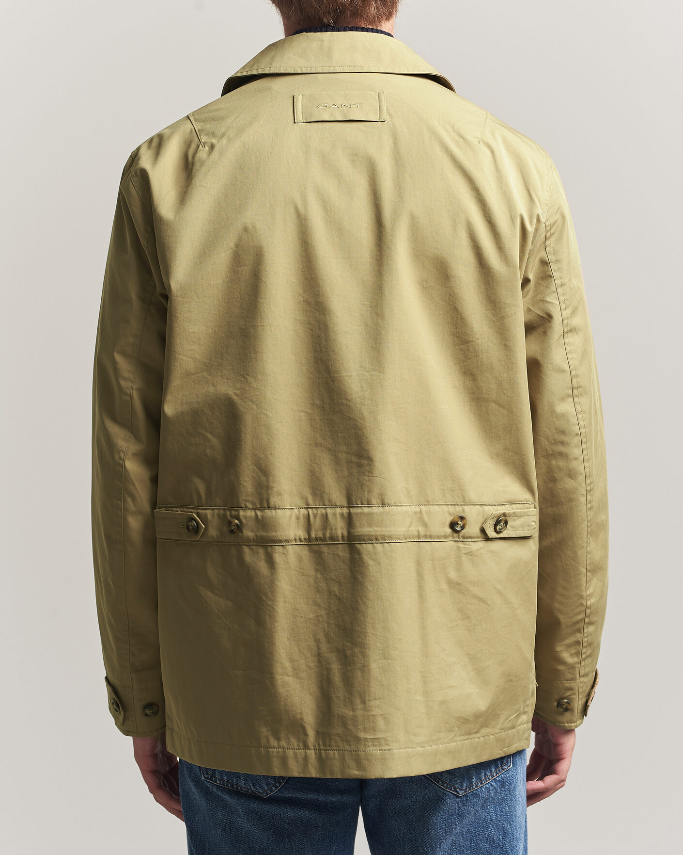 Heren | Jassen | Gant | Cotton Barn Jacket Light Taupe