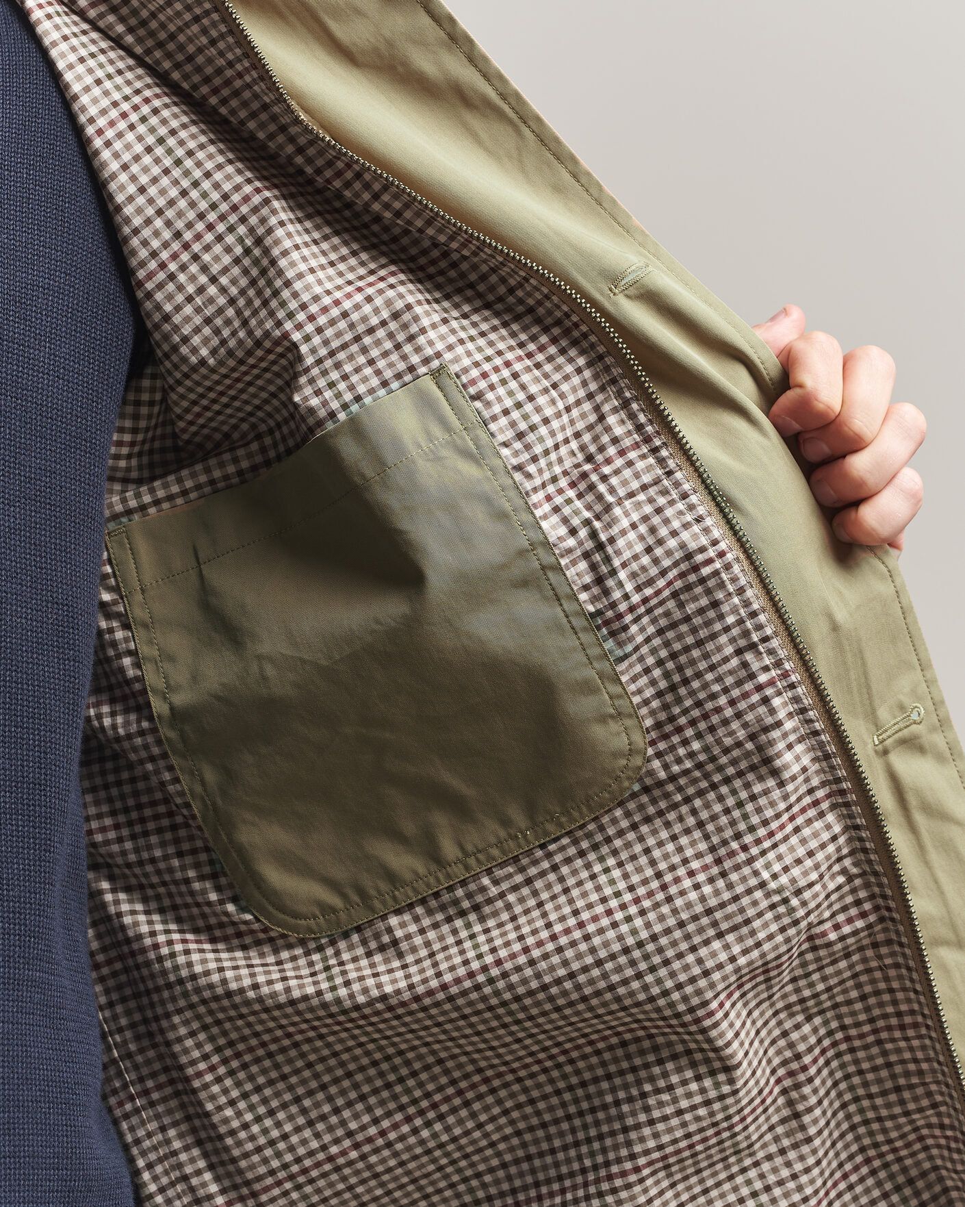 Heren | Jassen | Gant | Cotton Barn Jacket Light Taupe