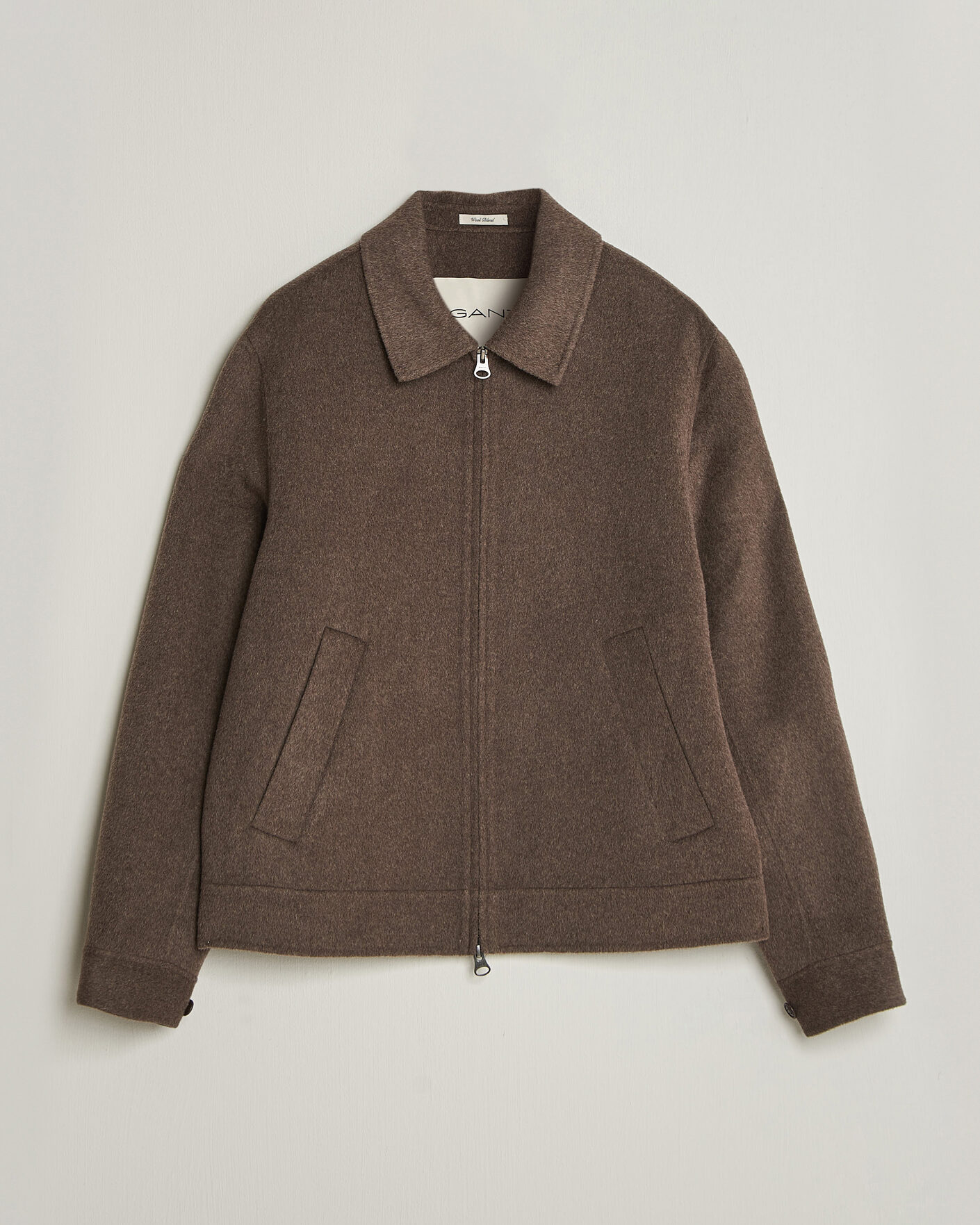 Heren | Jassen | Gant | Handstitched Wool/Cashmere Jacket Shadow Brown