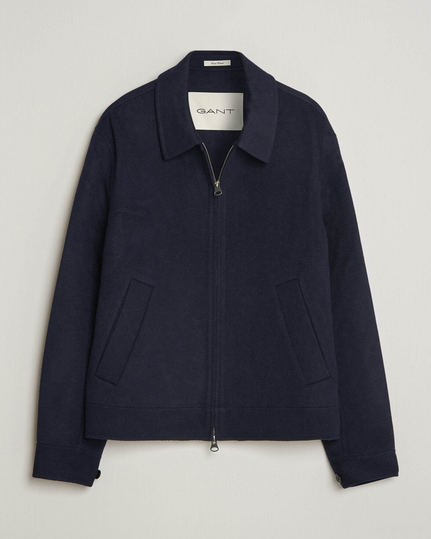 Heren | Jassen | Gant | Handstitched Wool/Cashmere Jacket Evening Blue