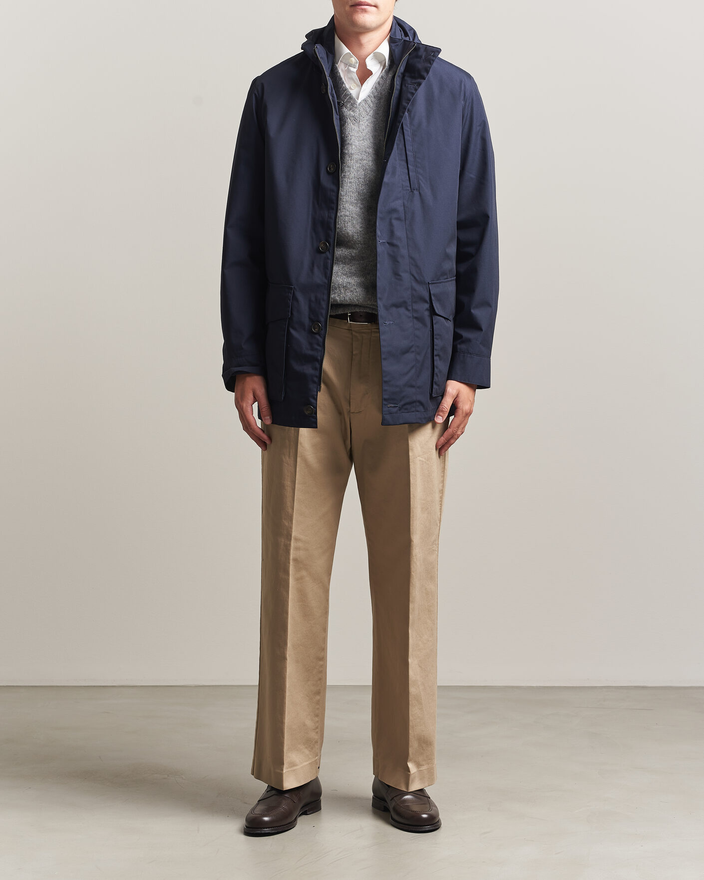 Heren | Jassen | Gant | Double Jacket Evening Blue