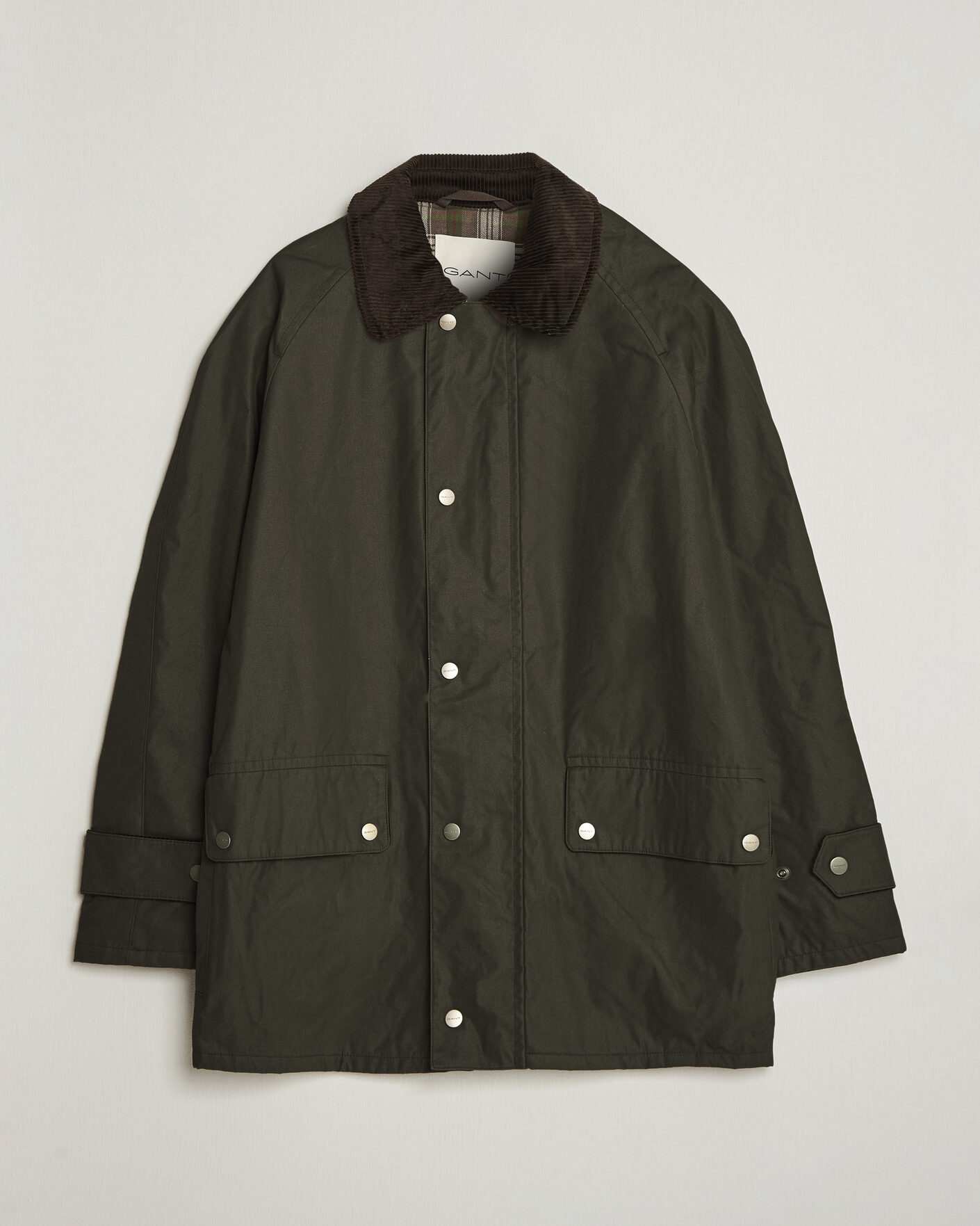 Heren | Jassen | Gant | Waxed Barn Jacket Black Brown