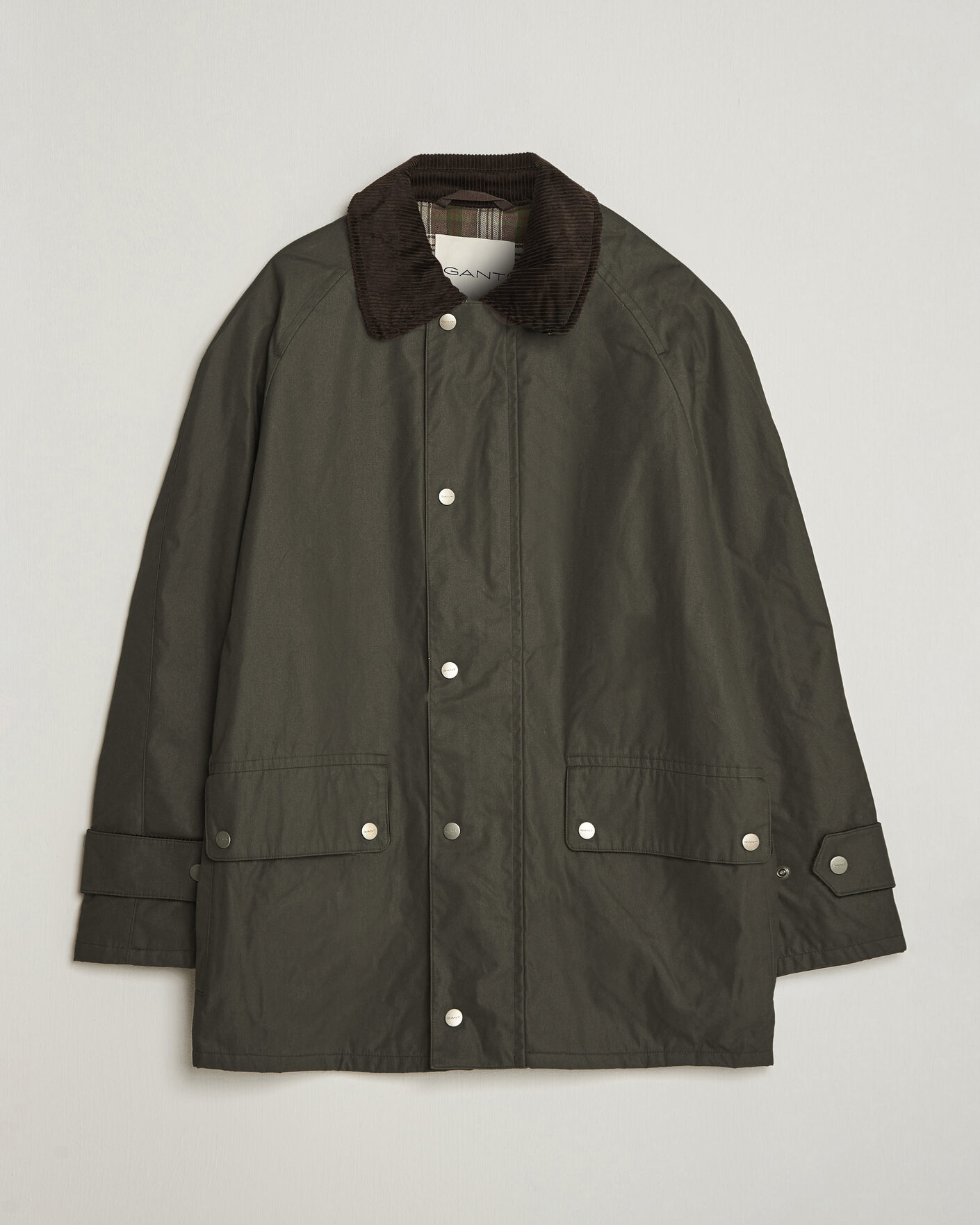 Heren | Jassen | Gant | Waxed Barn Jacket Black Brown
