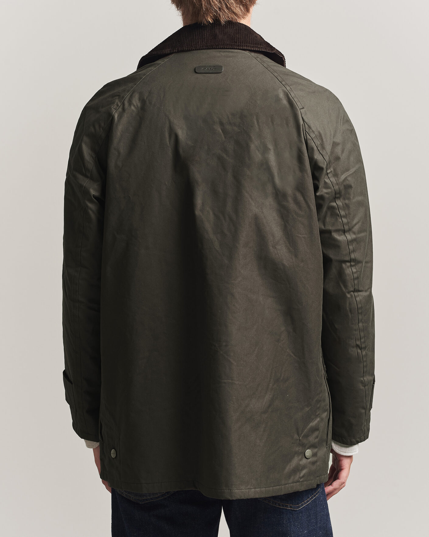 Heren | Jassen | Gant | Waxed Barn Jacket Black Brown