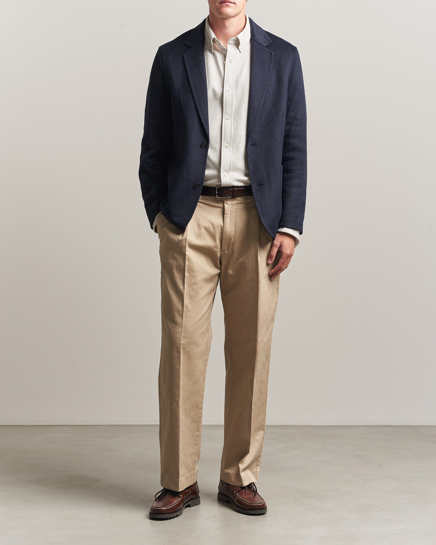 Heren | Blazers | Gant | Handstitched Unlined Blazer Evening Blue