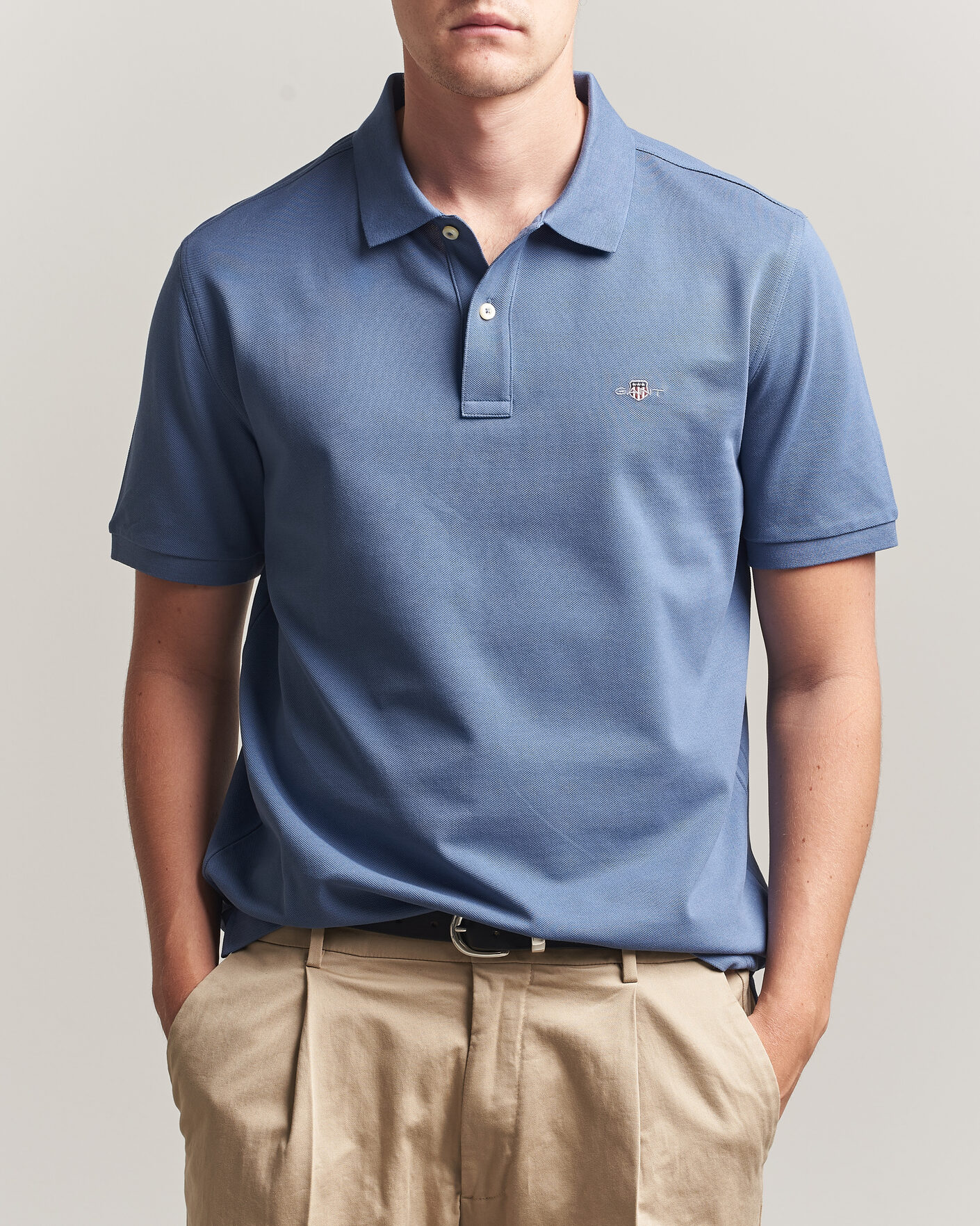Heren | Polo's | Gant | The Original Polo Blue Horizon