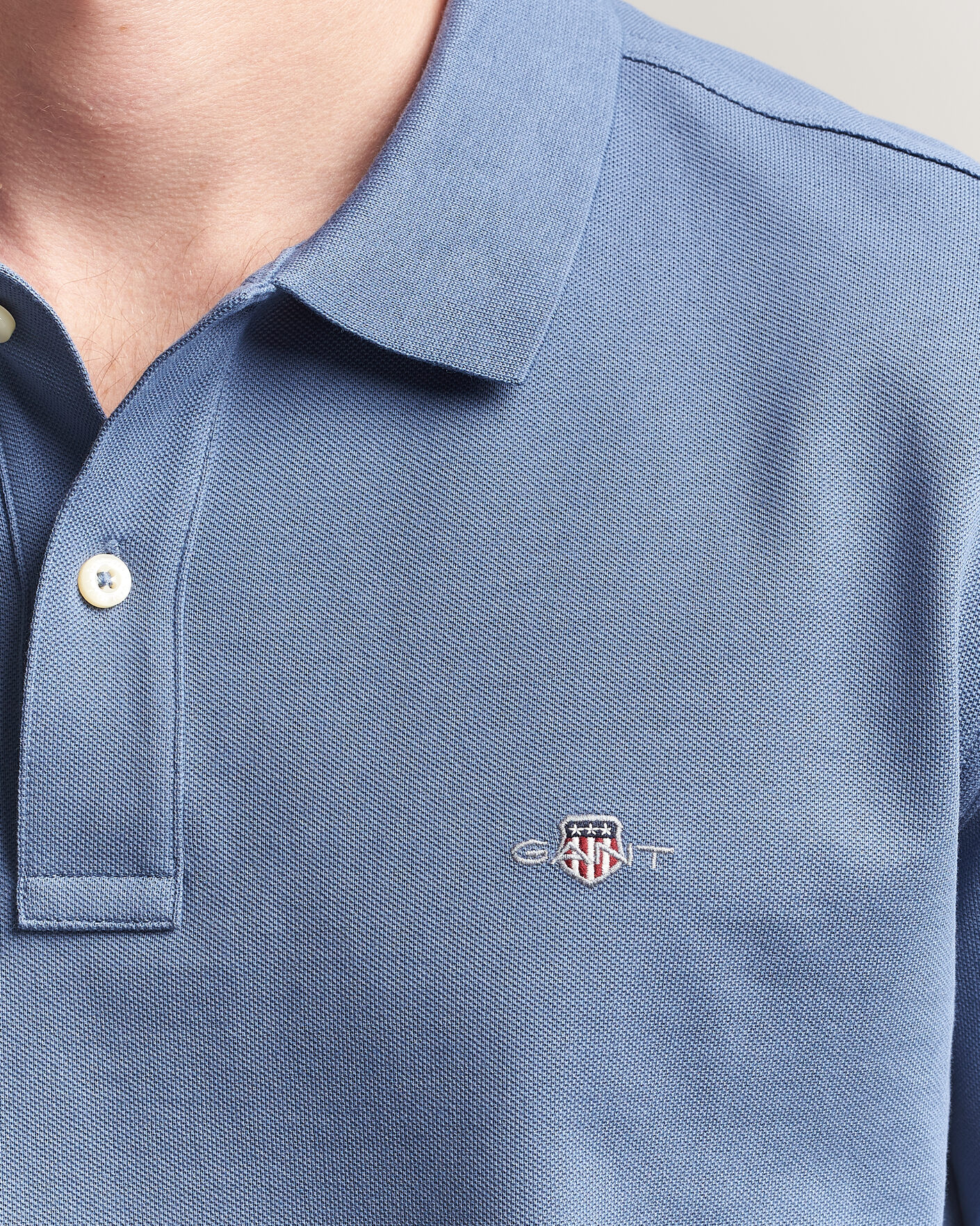 Heren | Polo's | Gant | The Original Polo Blue Horizon