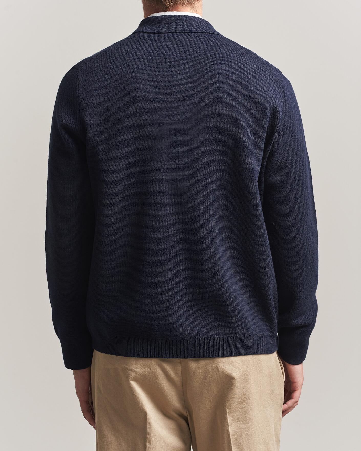 Heren | Truien | Gant | Milano Knitted Cardigan Evening Blue