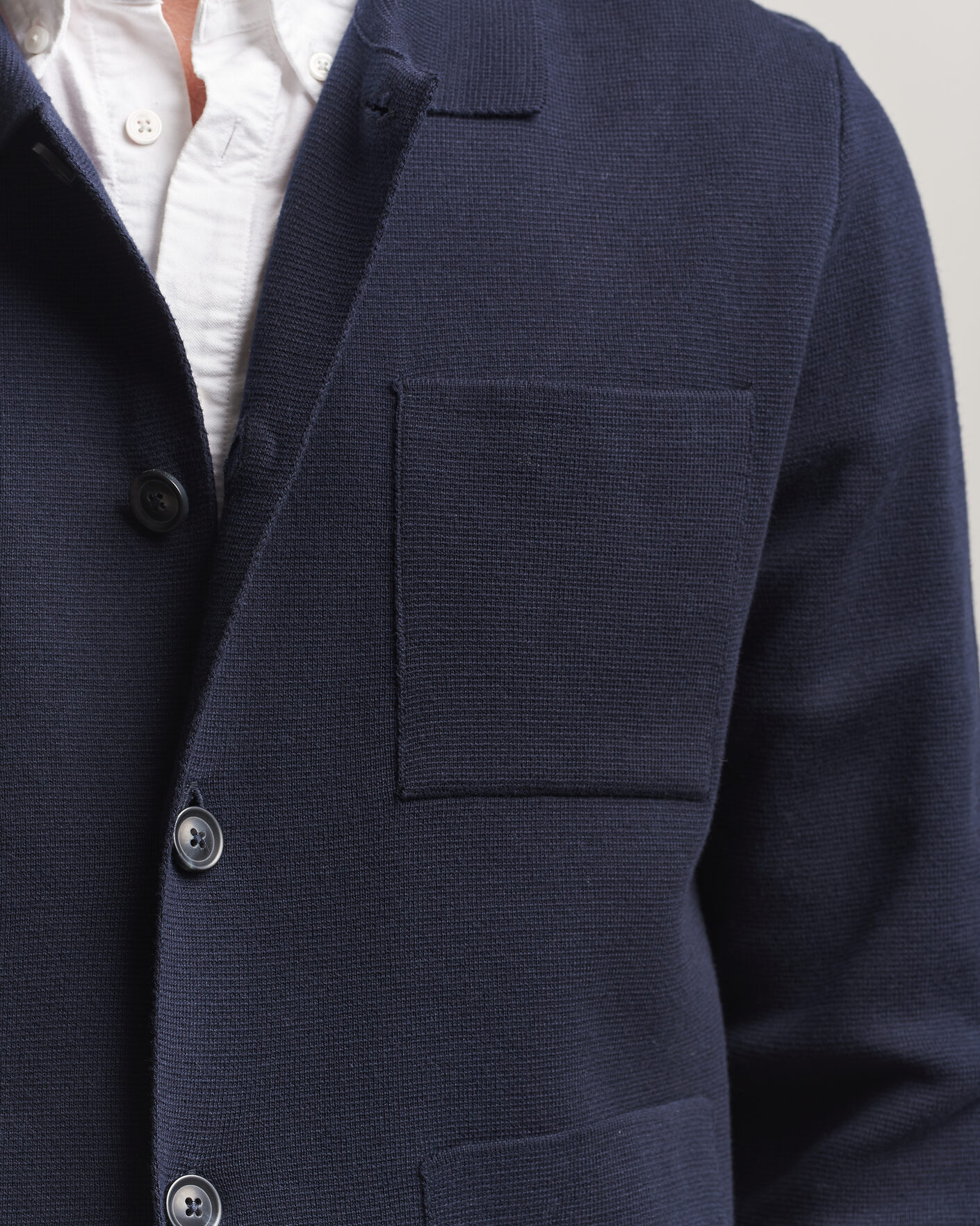 Heren | Truien | Gant | Milano Knitted Cardigan Evening Blue
