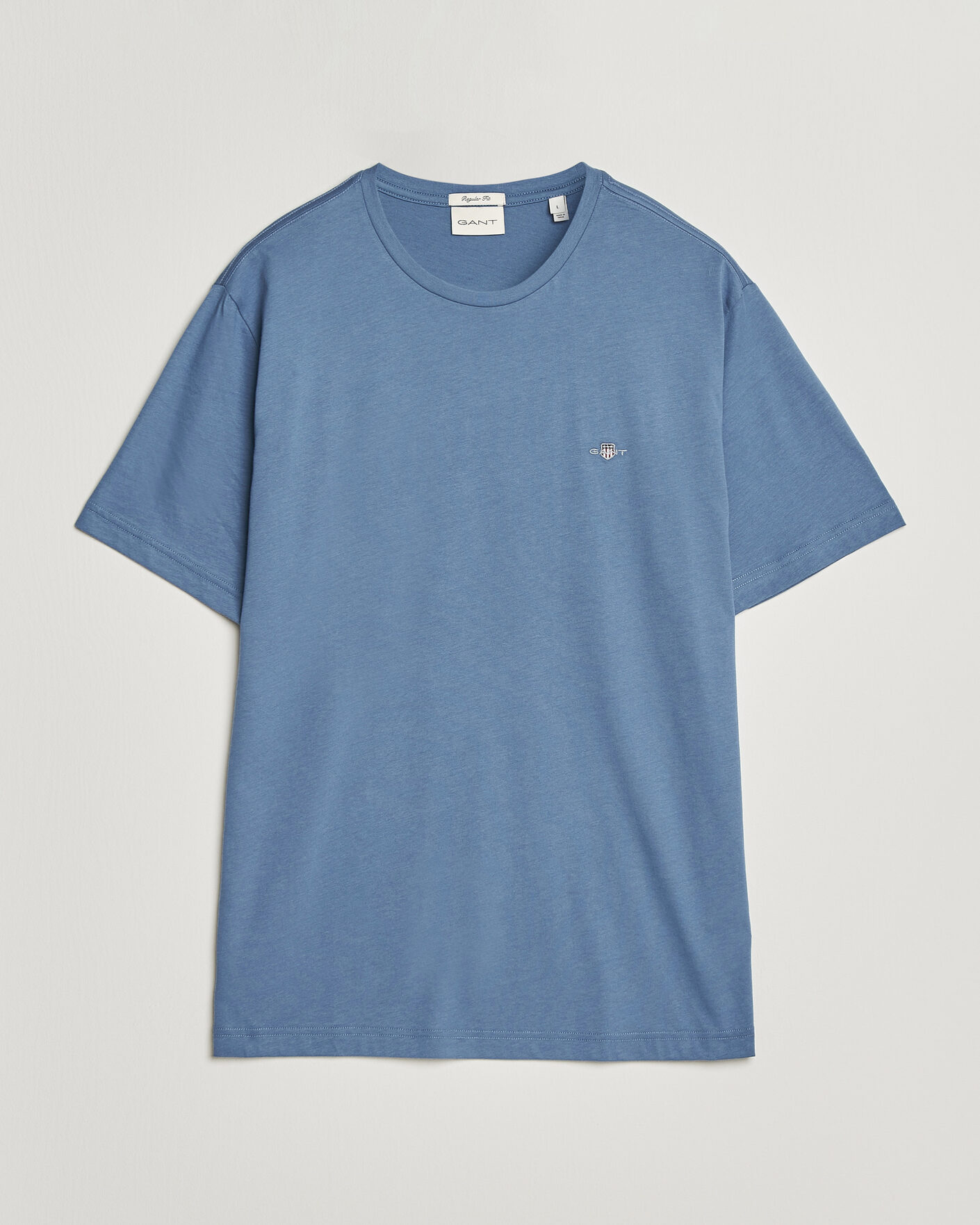Heren | T-shirts | Gant | The Original T-Shirt Blue Horizon