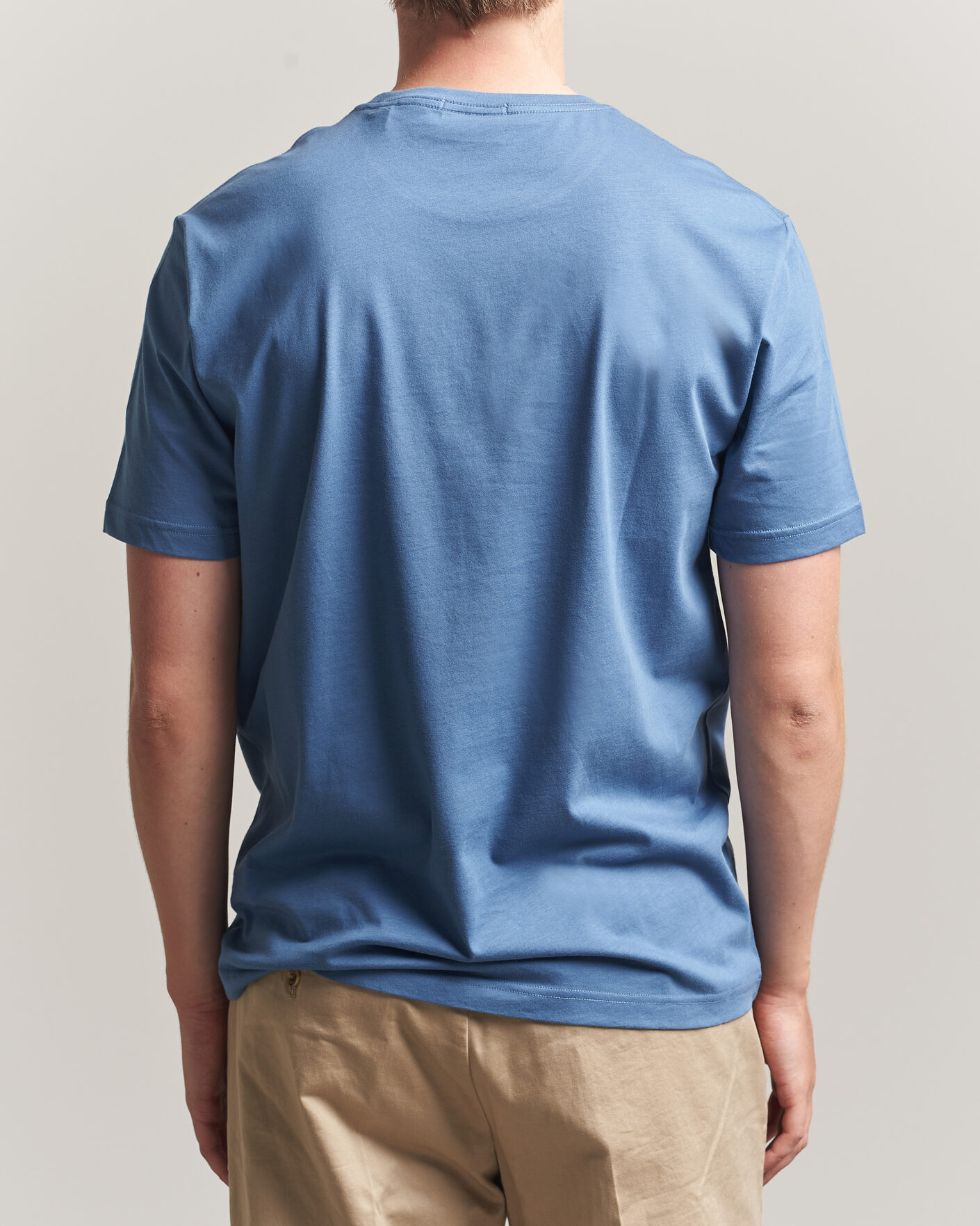 Heren | T-shirts | Gant | The Original T-Shirt Blue Horizon