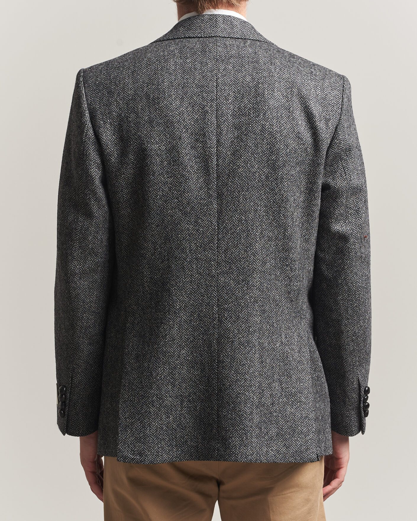 Heren | Blazers | Gant | YALE Tweed Blazer Black Grey