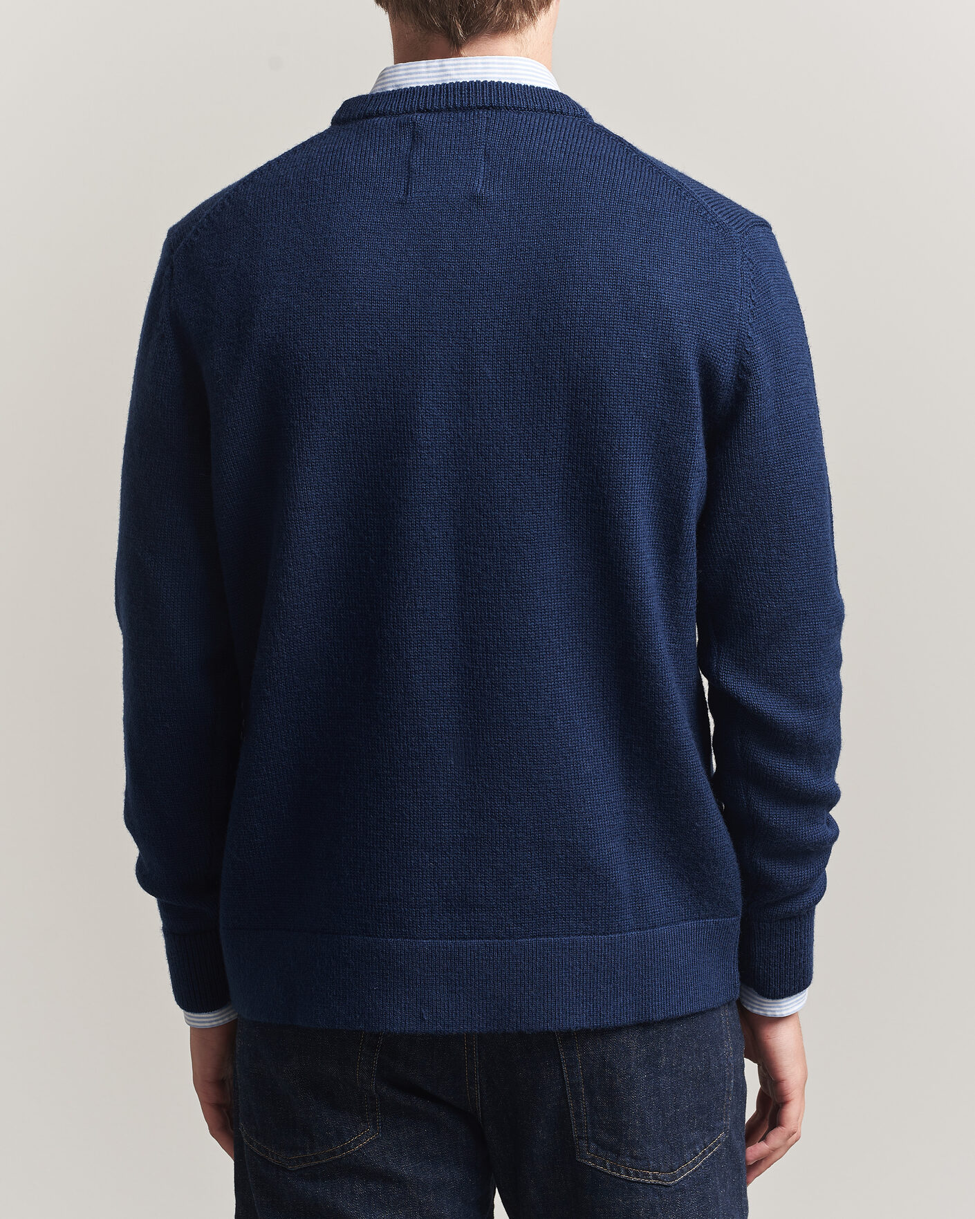 Heren | Truien | Gant | YALE Merino Crew Neck Marine