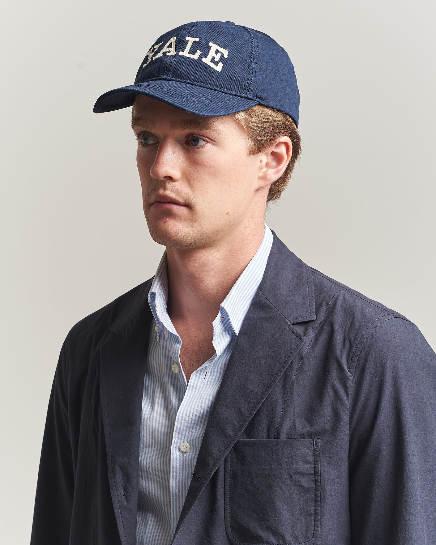 Heren | Hoeden en petten | Gant | YALE Heavy Washed Cotton Twill Cap Marine