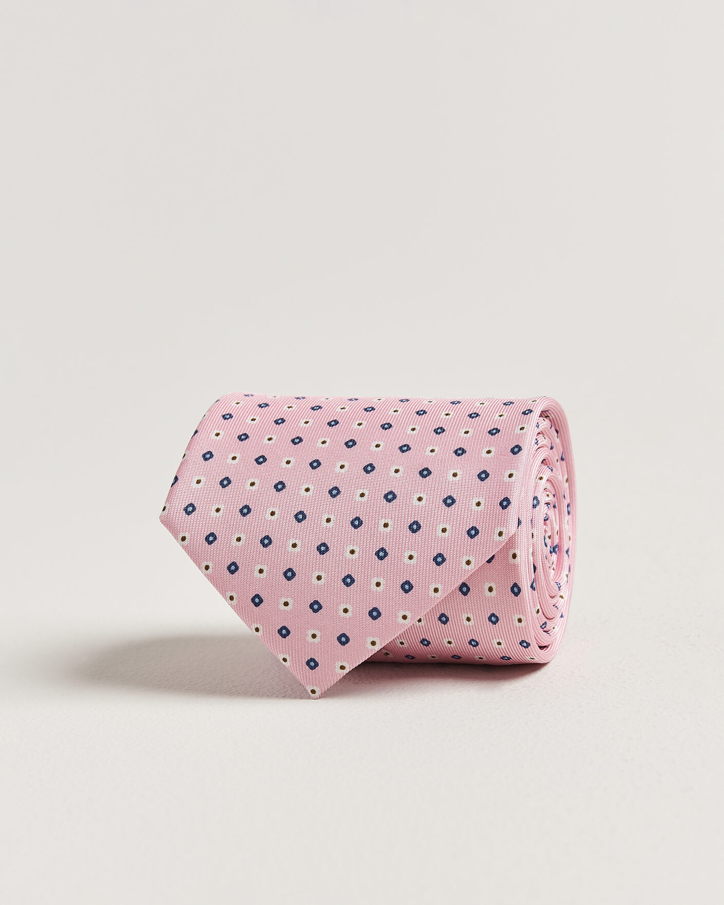 Heren | Stropdassen | E. Marinella | 3-Fold Printed Silk Tie Pink