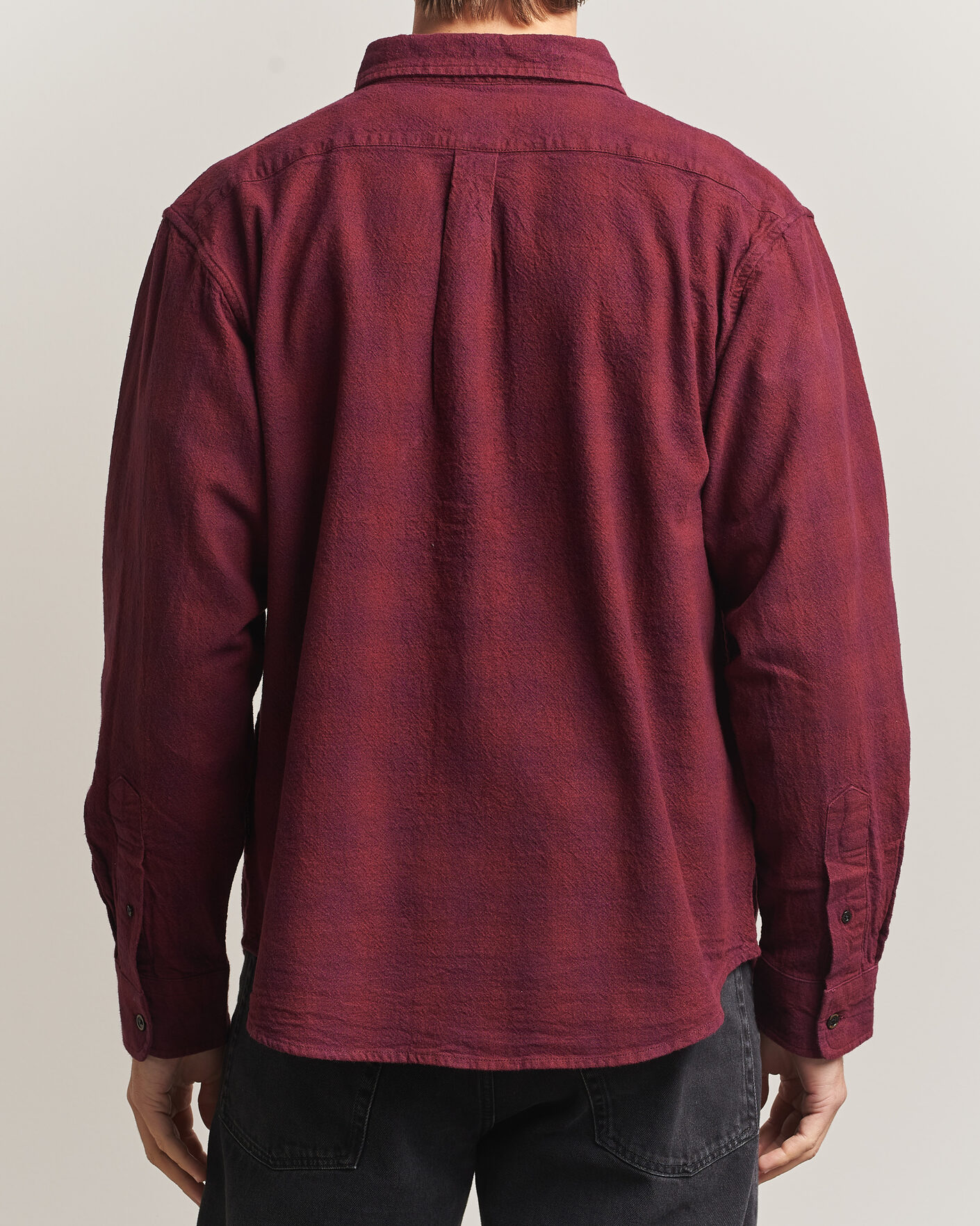 Heren | Overhemden | Pendleton | Flannel Button Down Shirt Maroon Plaid
