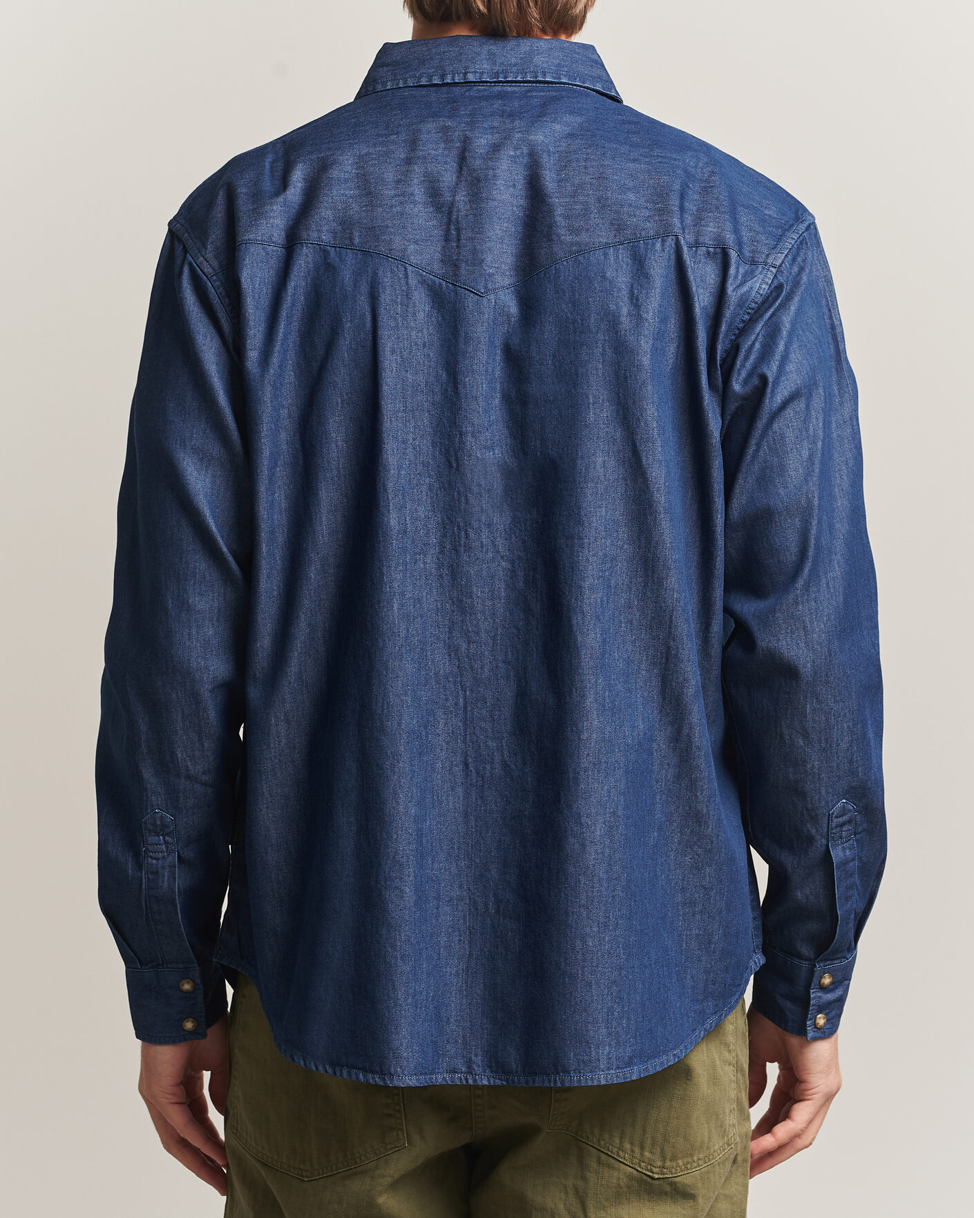 Heren | Overhemden | Pendleton | Chandler Western Shirt Indigo Chambray